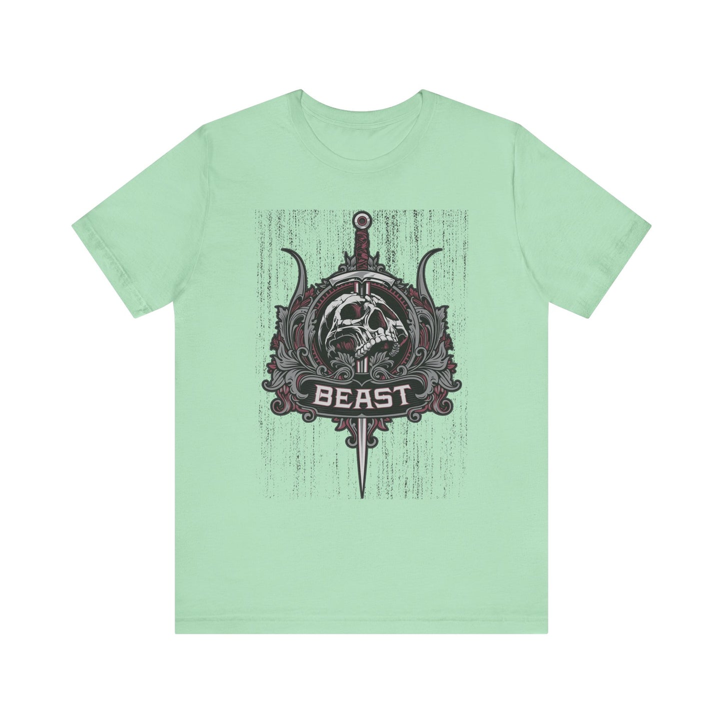 Beast Graphic Tee, Graphic T-Shirt, Artistic Vintage T-Shirt, Vintage Shirt, Skull Tee, Art Design Skull Tees