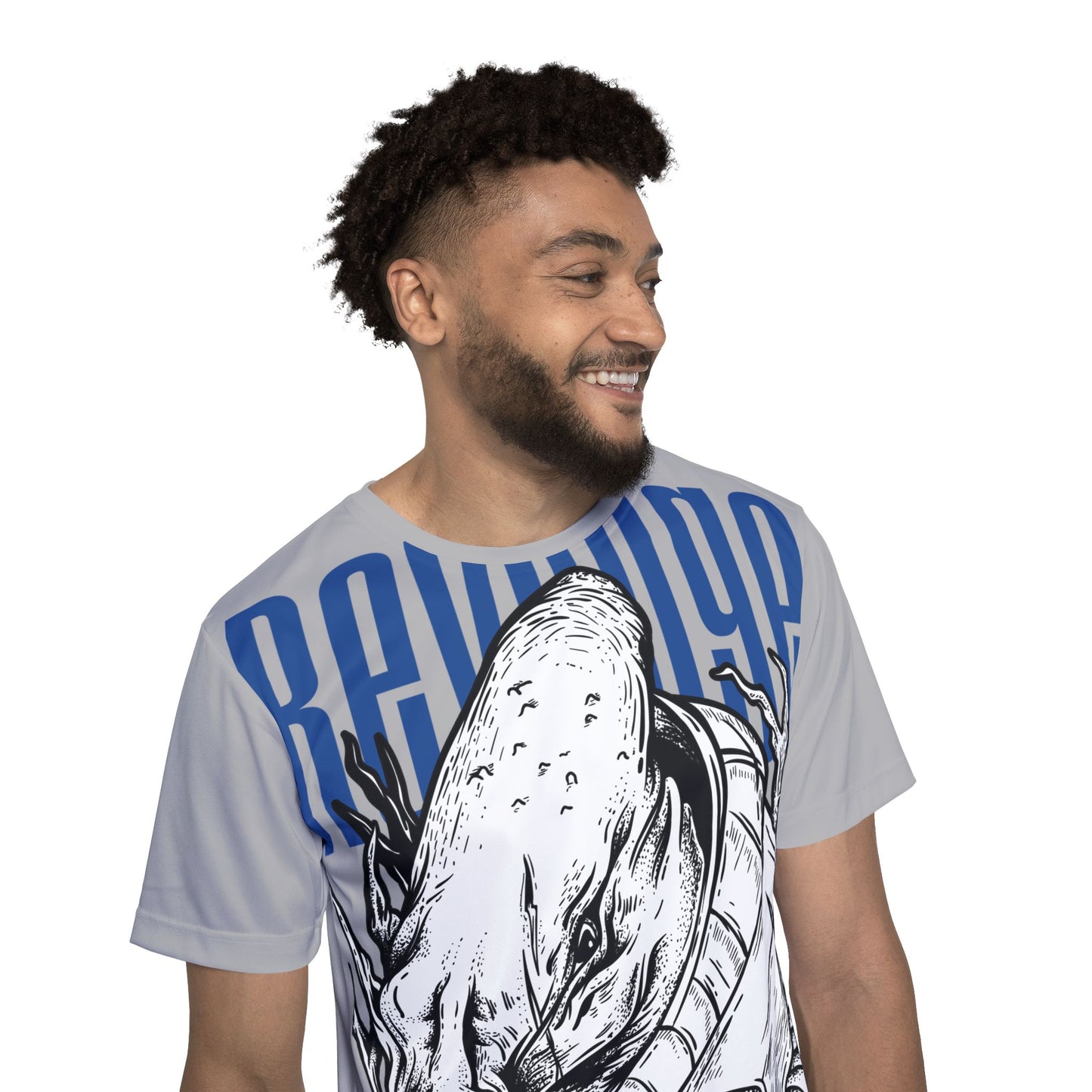 49-Be Fun Graphic T-Shirt, Art Design Poly Shirt, All Over Print Graphic Tee, Monsters T-Shirt, Cartoon Tees