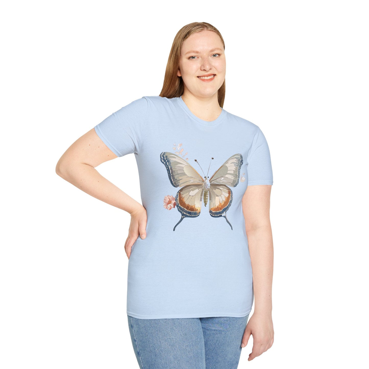 Butterfly Shirt Unisex Softstyle T Shirt Gildan 64000 Monarch Butterfly Tee Everyday Comfort