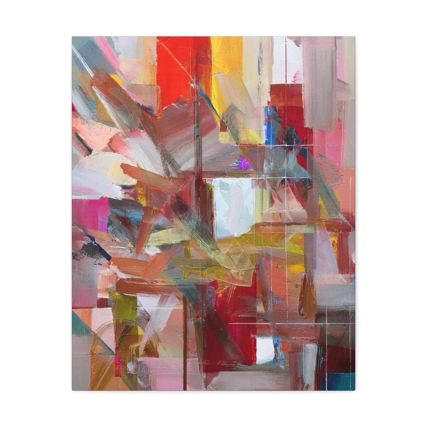 Abstract Oil Painting Print Canvas 20x24,20x30,24x30 24x32,24x36,30x40 32x48,36x48,40x60 Pine-Wood Inner Frame ABS-178