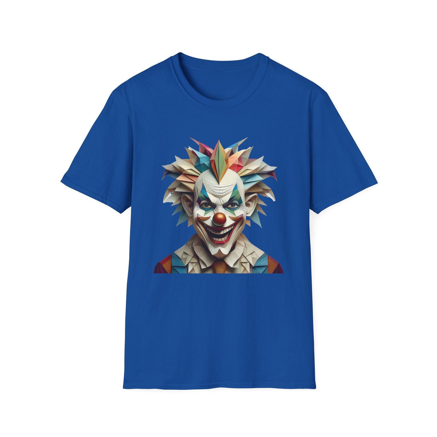Clown Shirt Unisex Funny Circus Tee Gildan Softstyle 64000 Short Sleeve Cotton Tee