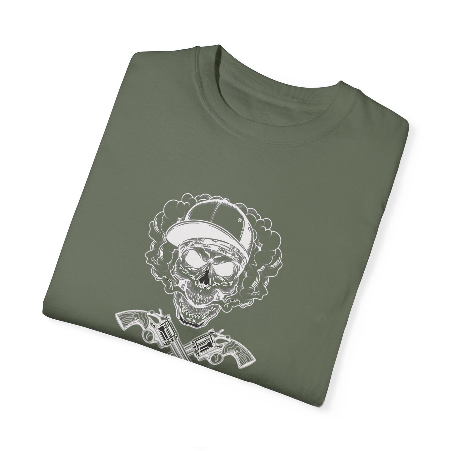 Unisex Cotton Tee Shirt with Skull