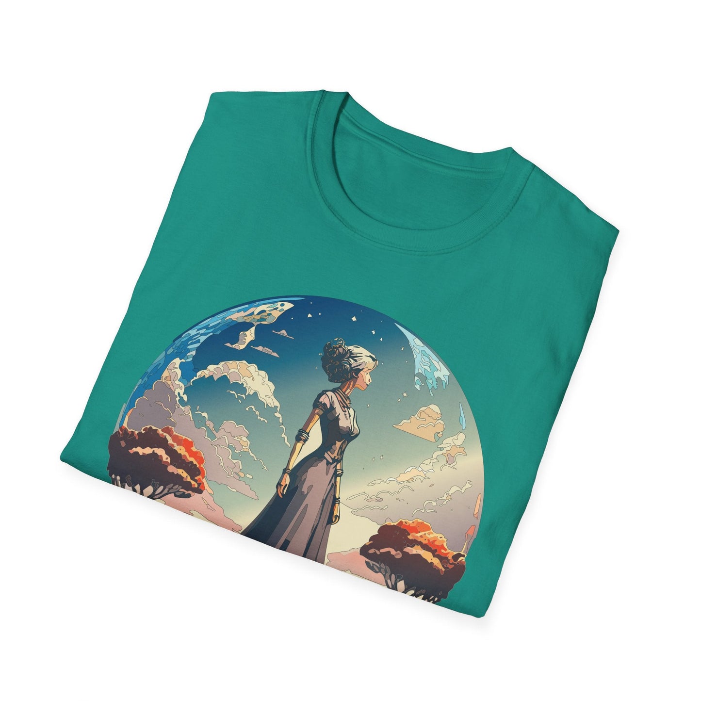 Womens Graphic T Shirt Art Design Tee Gildan Softstyle 64000 Unisex Cotton Short Sleeve