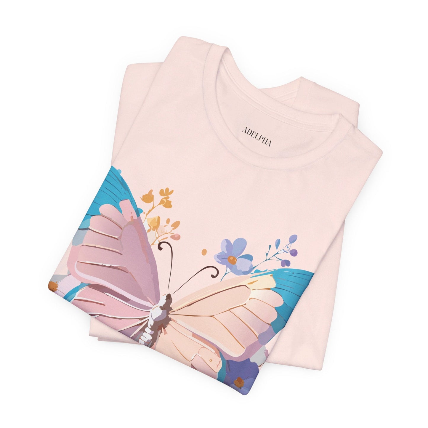 Butterfly Graphic Tee Vintage Inspired Adelpha Unisex Jersey Short Sleeve
