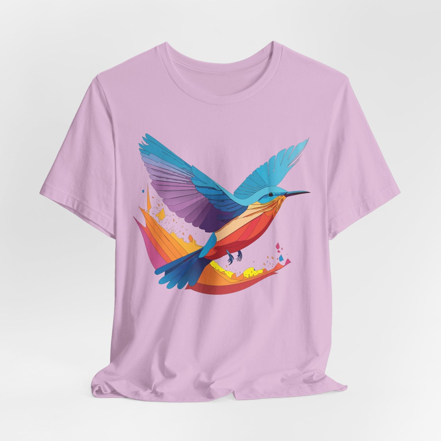 Unisex Animal Shirt Art Design Tee With Wild Animals Print Soft Comfortable Short Sleeve Tee