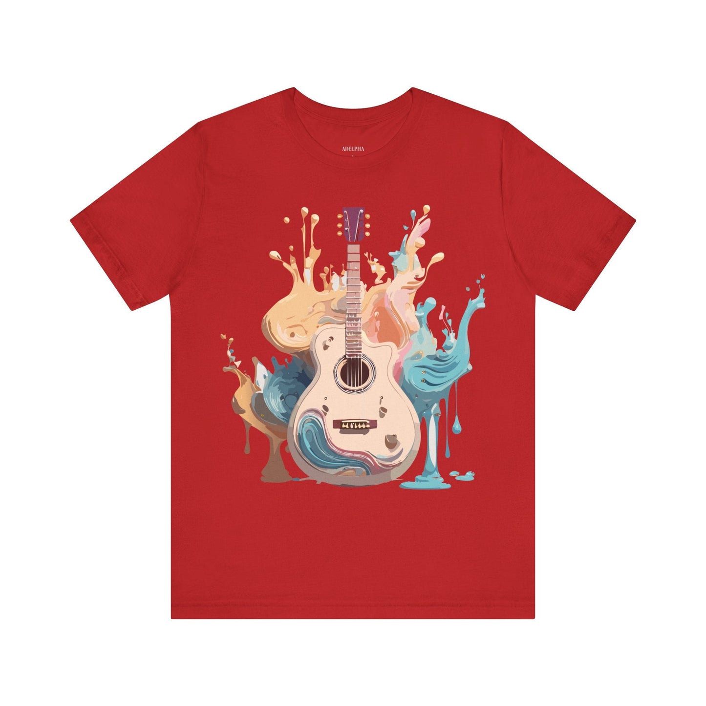 Music Graphic Unisex 100 Cotton Vintage Art with Musical Elements Tee 67