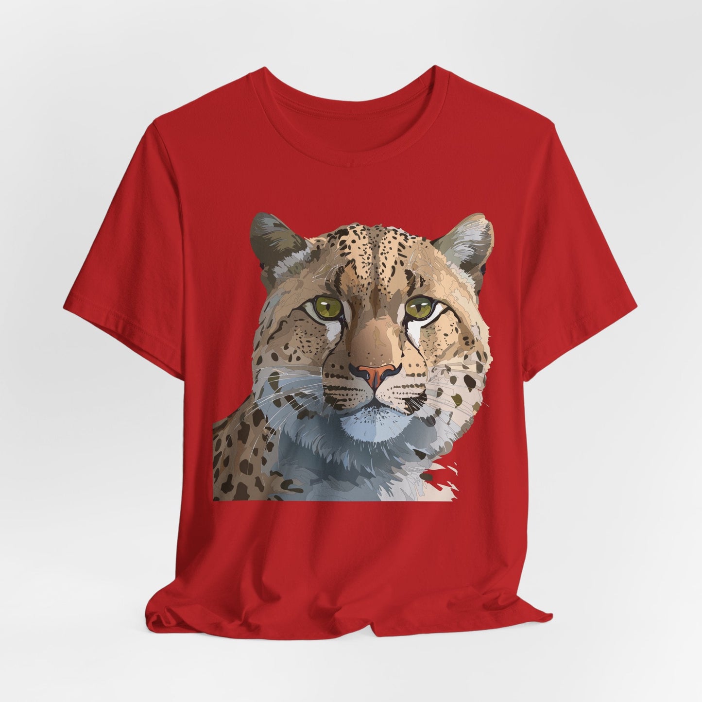 Unisex Animal Shirt With Animals Art Design Tee Short Sleeve Wildlife Print Tee Shirt