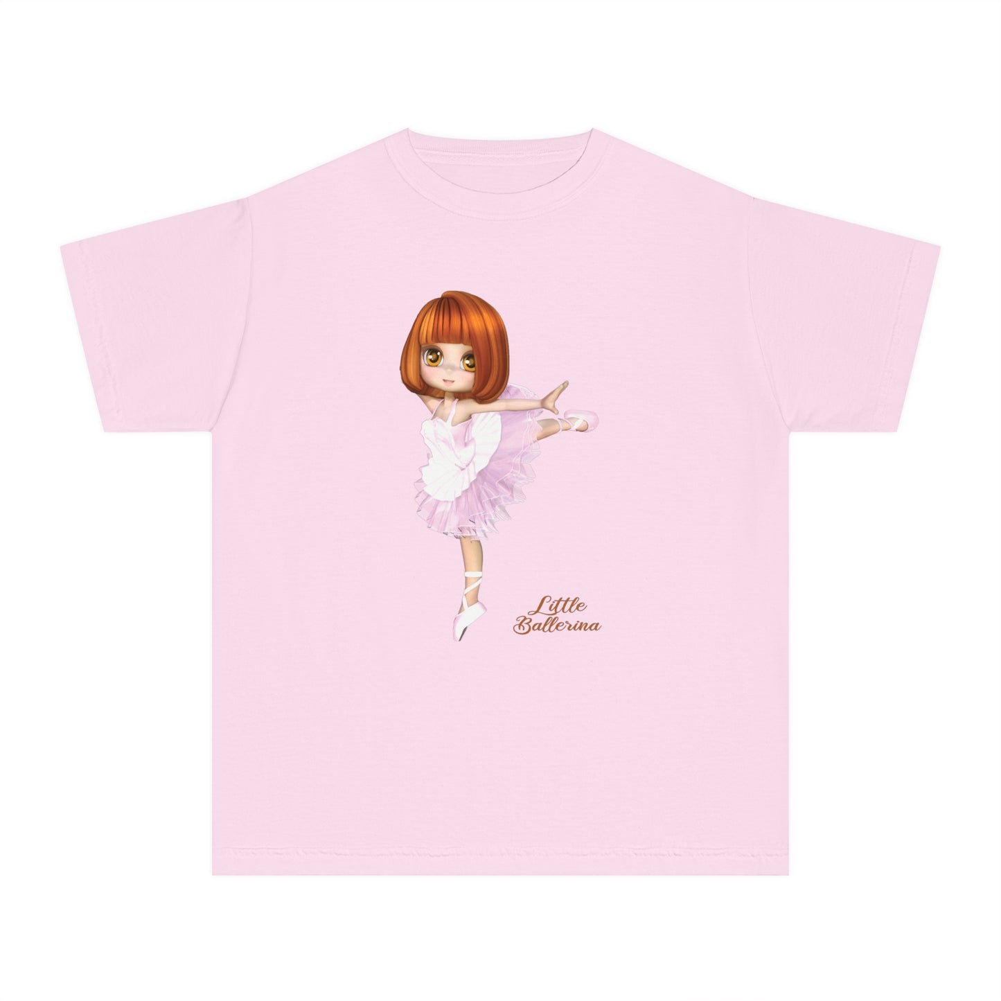 Youth Tee Shirt with Little Ballerina