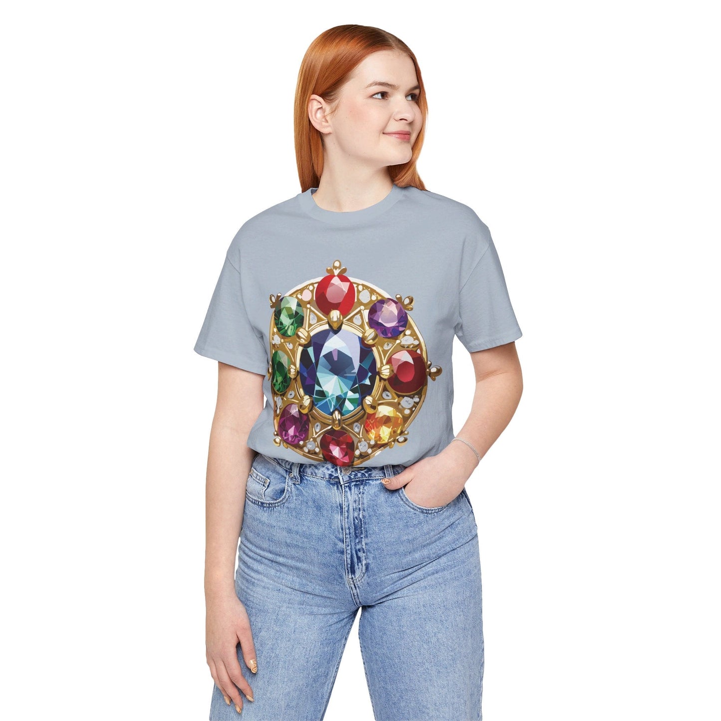 Jewelry Graphic Unisex 100 Cotton Vintage Treasure Art T-Shirt 40