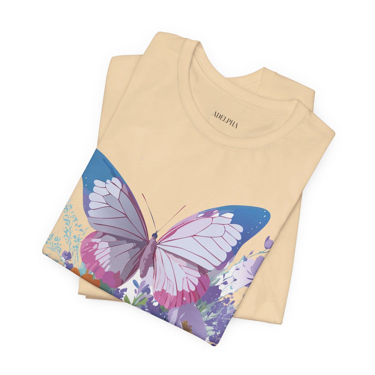 Unisex Butterfly Graphic Tee Adelpha Art Design Vintage Inspired Jersey Tee