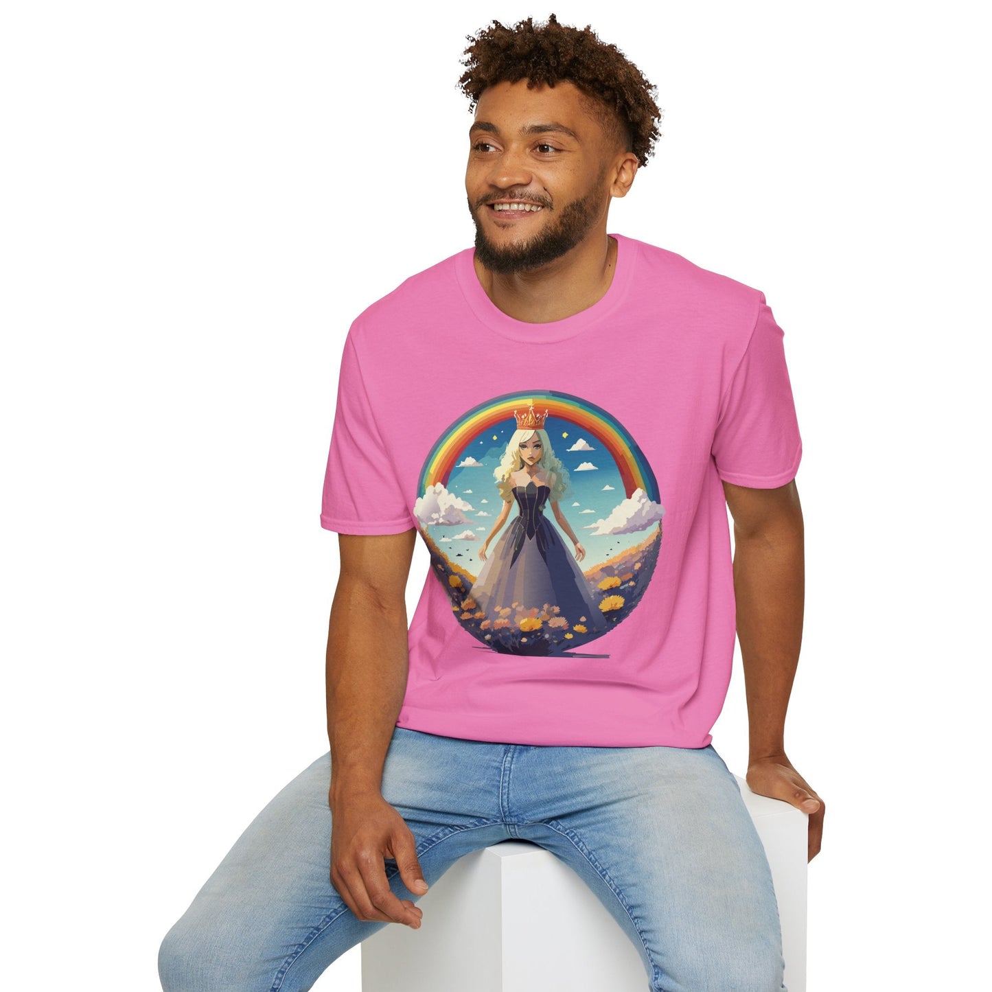 Womens Graphic T Shirt Art Design Tee 100 Percent Cotton Short Sleeve Softstyle Unisex