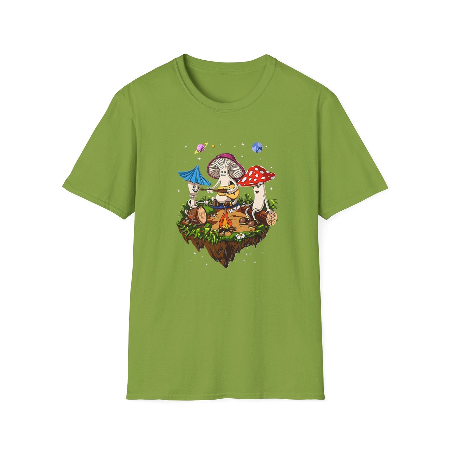 Mashroom Tee Shirt Unisex Funny Mashroom Design Gildan Softstyle 64000 Tee Softstyle Comfort