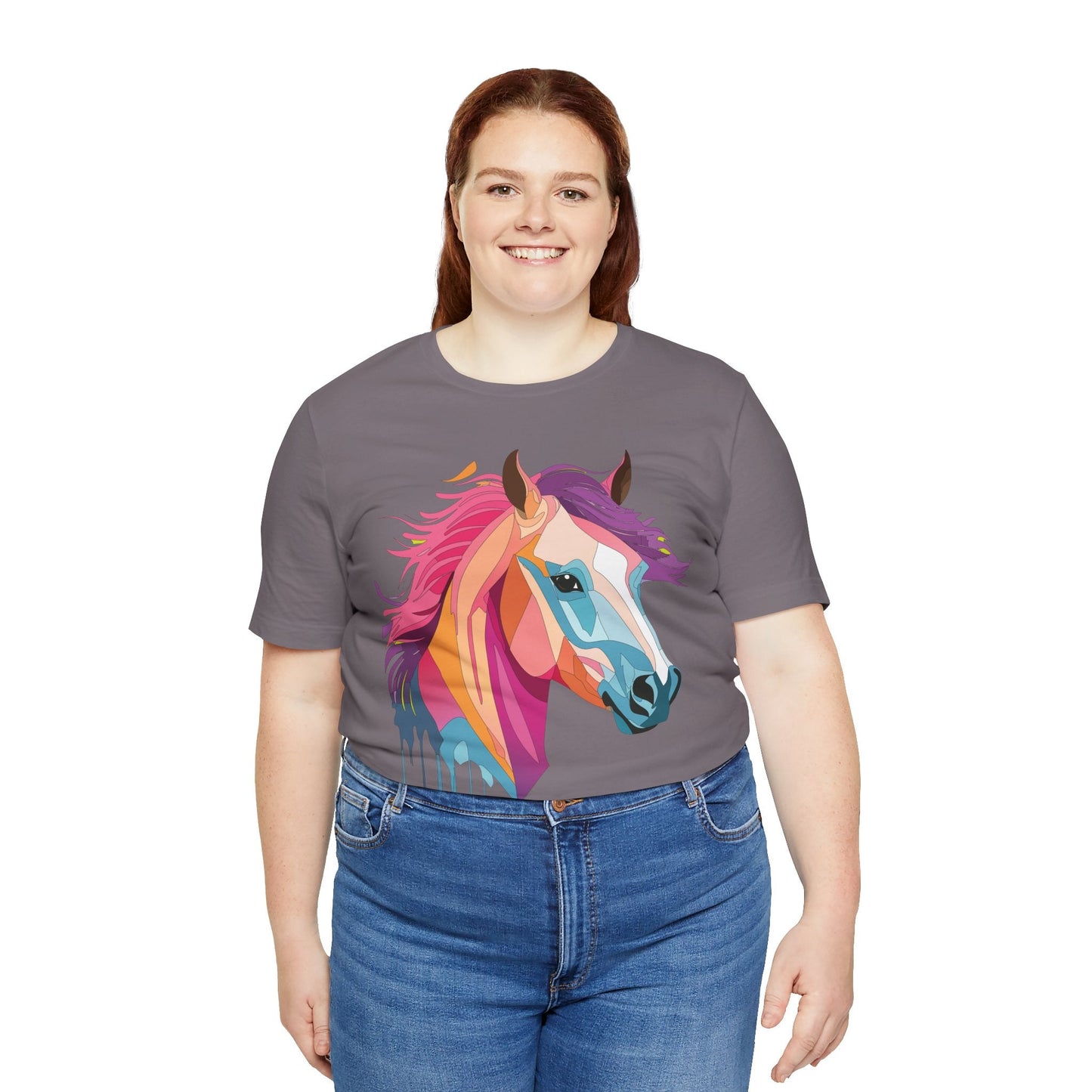 Unisex Animal Shirt Art Design Short Sleeve With Wild Animals Graphic Print Comfort Tee