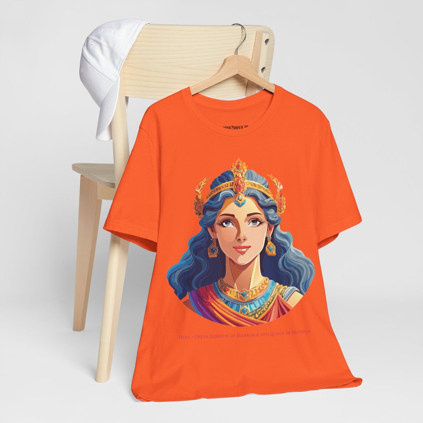 Hera Goddess Shirt Unisex Graphic Cotton Tee Featuring Original Retro2Nova Artwork