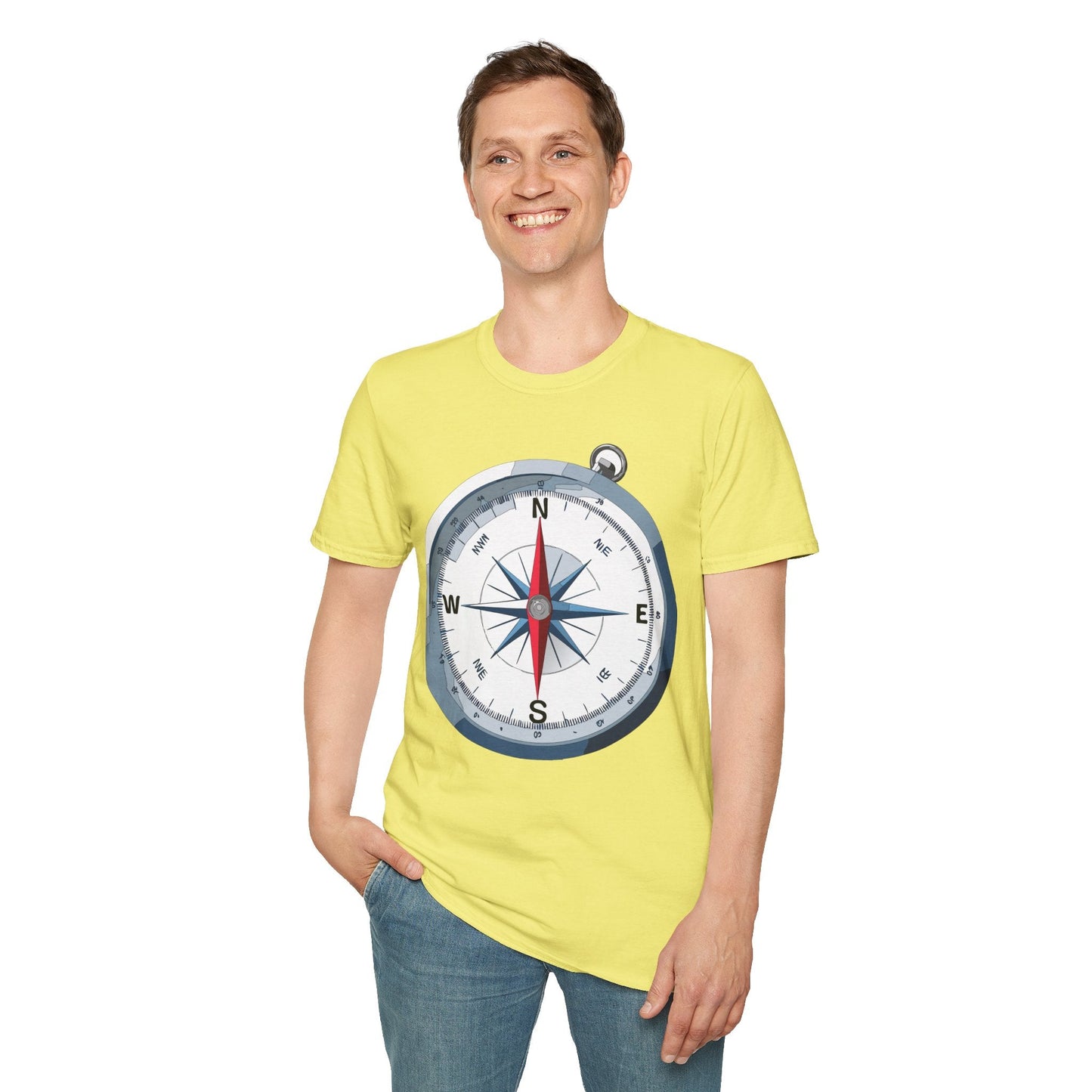 Compass Navigator Graphic Tee Unisex 100 Cotton 4