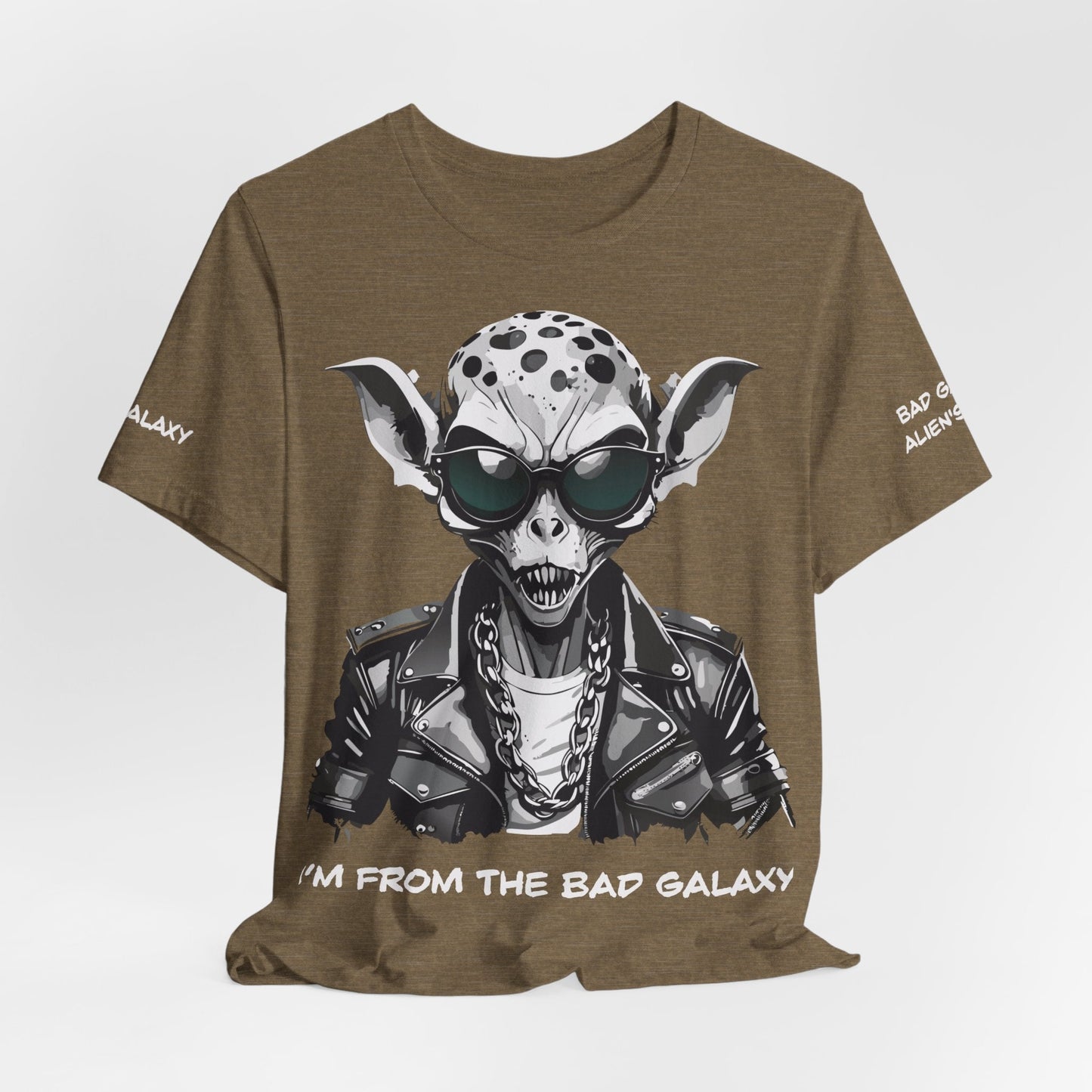 Alien Tee Shirt From Bad Galaxy Made To Order Lightweight 100 Cotton Tee With Eco Inks Free Shipping