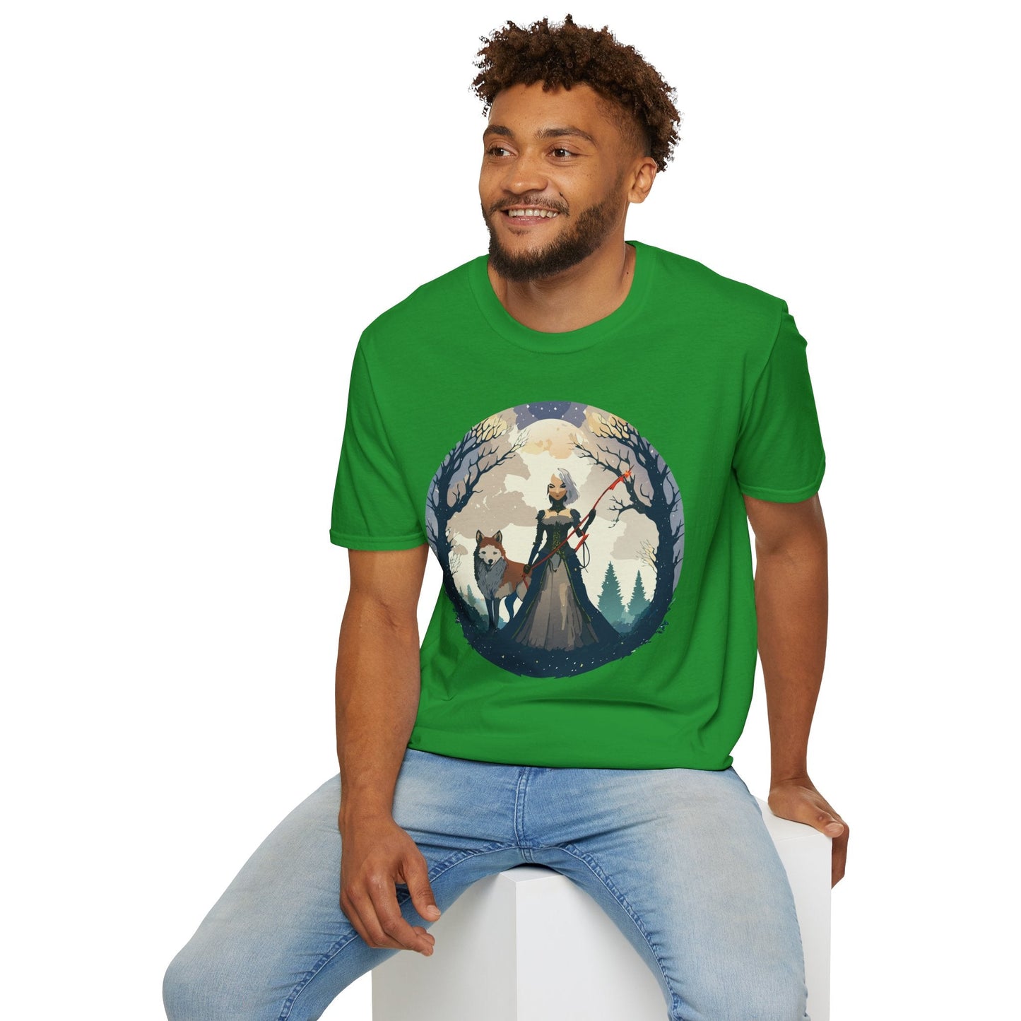 Womens Graphic T Shirts Ladies Art Design Tee Unisex Softstyle Cotton Tee Everyday Comfort