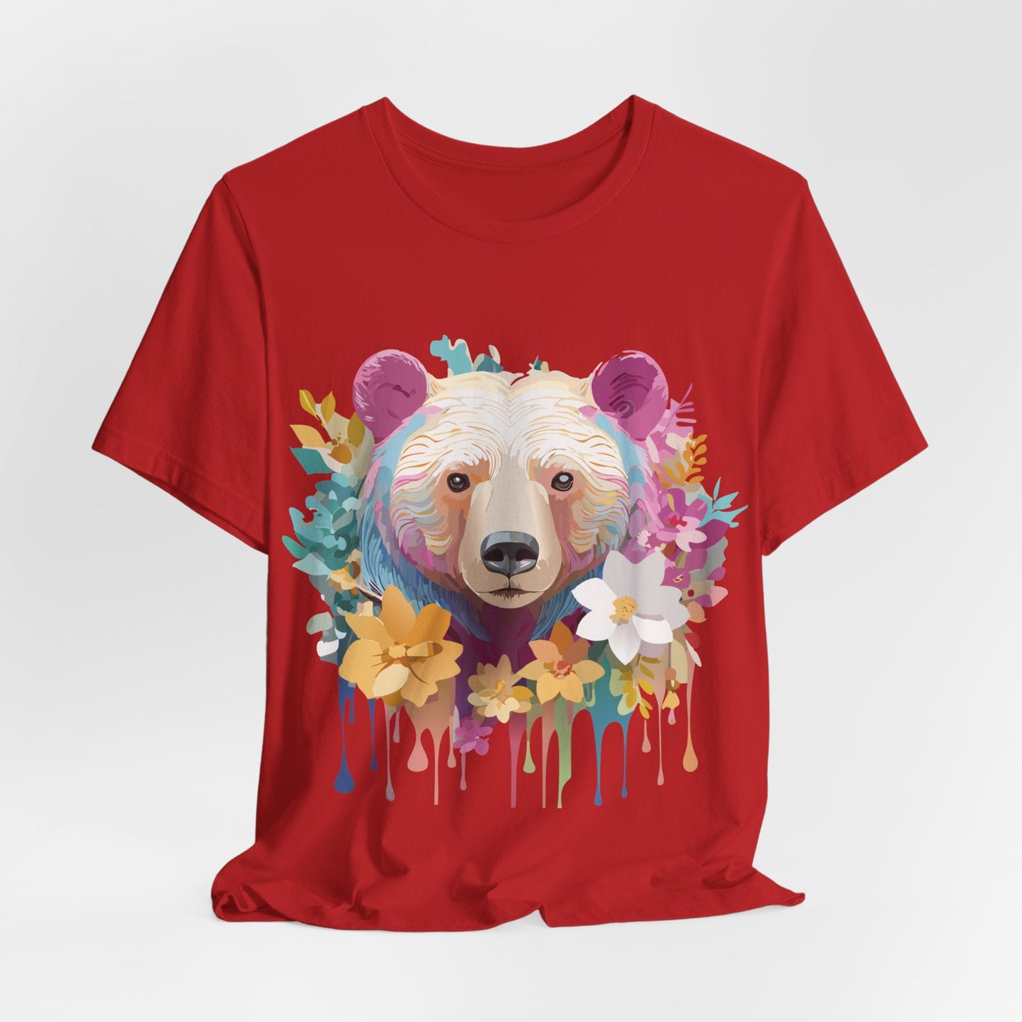 Bear Graphic Tee Unisex Vintage Inspired Artwork Adelpha Premium Collection