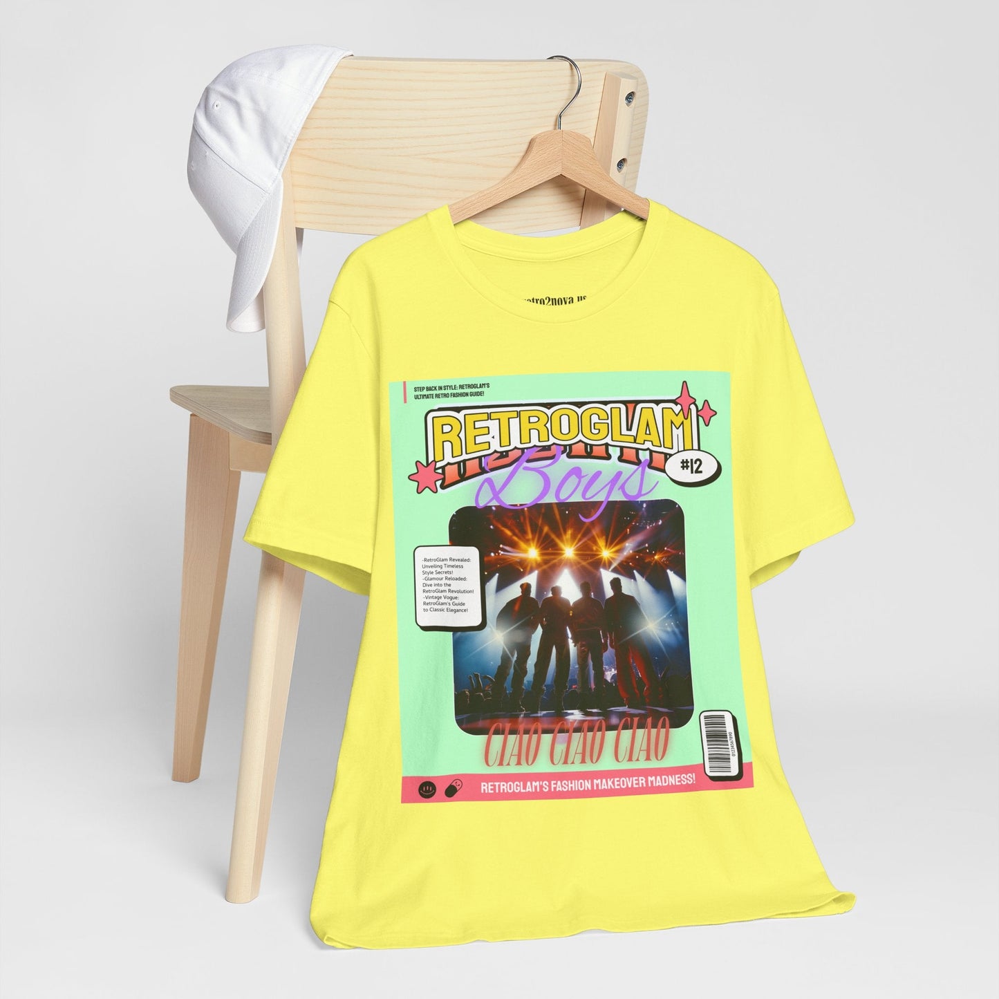 Magazine Cover Shirt Unisex Short Sleeve Tee Lightweight Breathable Fabric