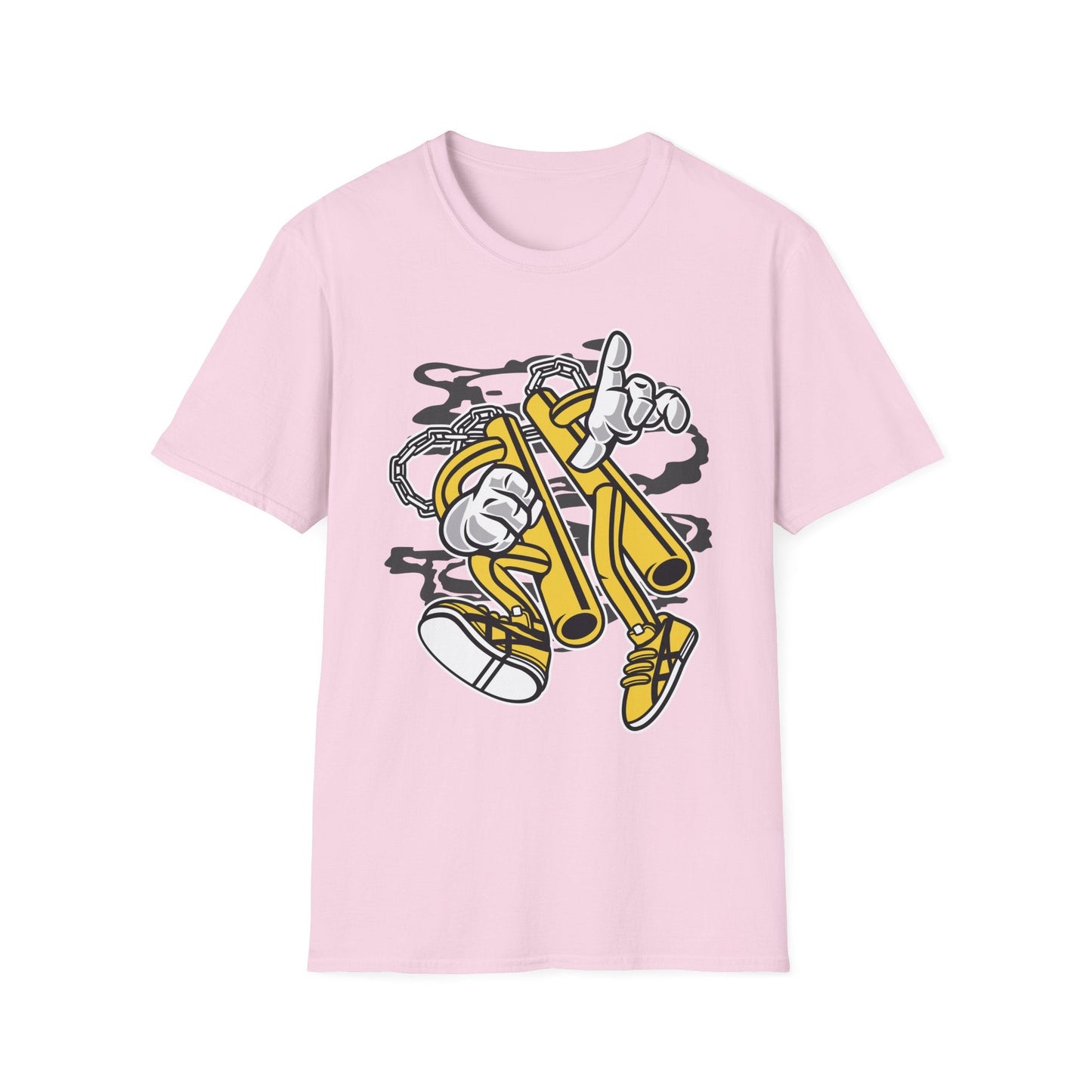 Cartoon T Shirt Animation T Shirt Funny Tee Unisex Softstyle 100 Percent Cotton 64000