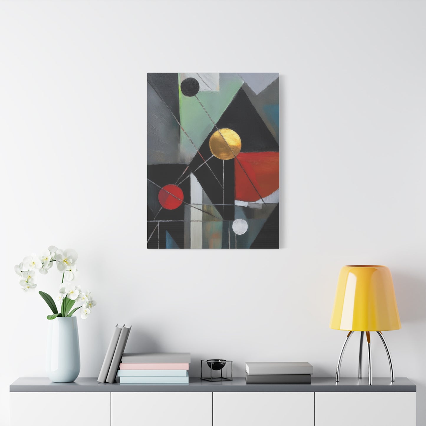 Abstract Oil Painting Print Canvas 20x24,20x30,24x30 24x32,24x36,30x40 32x48,36x48,40x60 Pine-Wood Inner Frame ABS-159