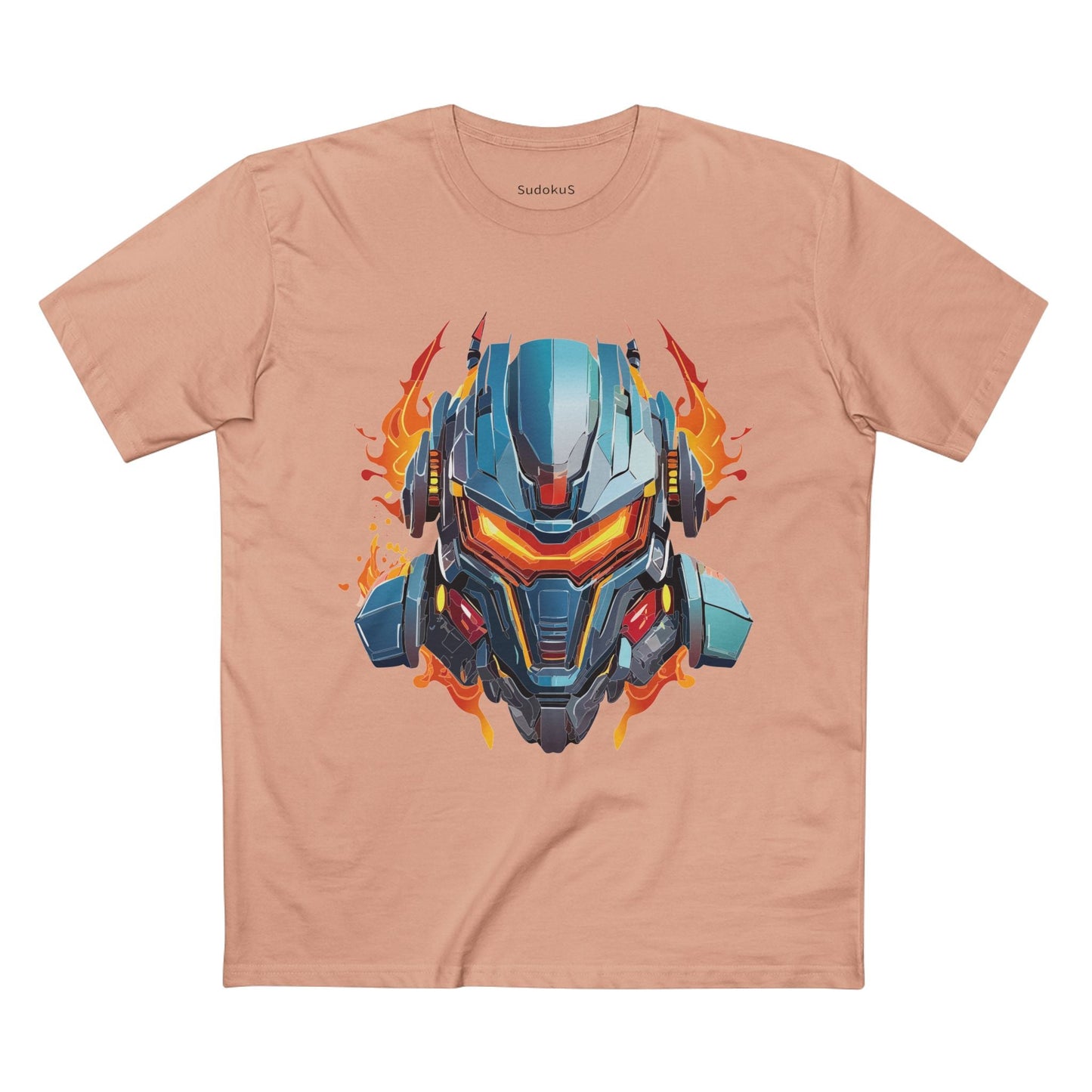 Cyborg Robot Graphic Unisex 100 Cotton Staple Tee 18