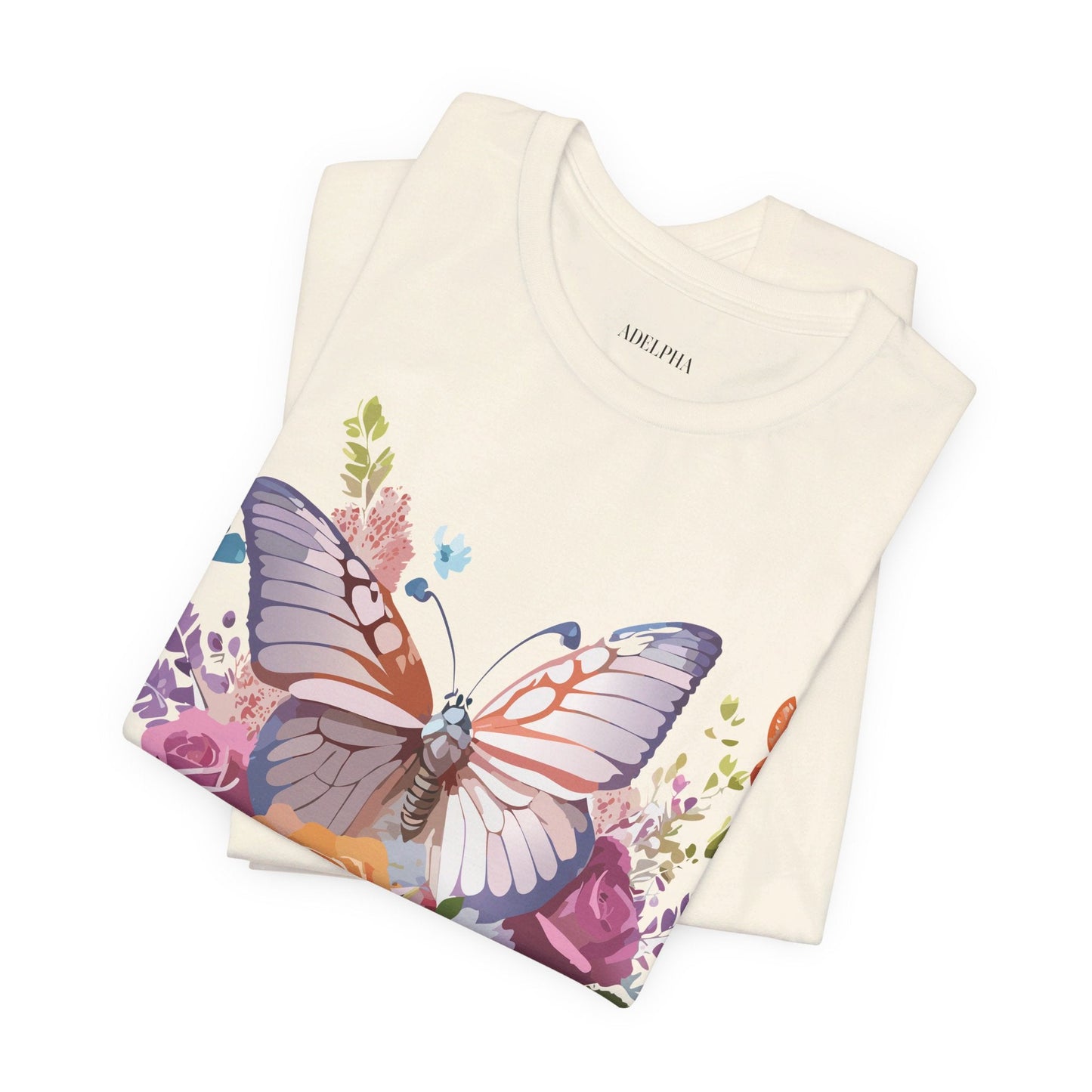 Butterfly Graphic Tee Unisex Jersey Short Sleeve By Adelpha Art Design