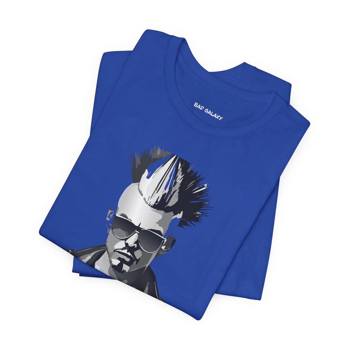 Punk Rock Graphic Unisex Cotton Bella+Canvas Tee with Art Design b39