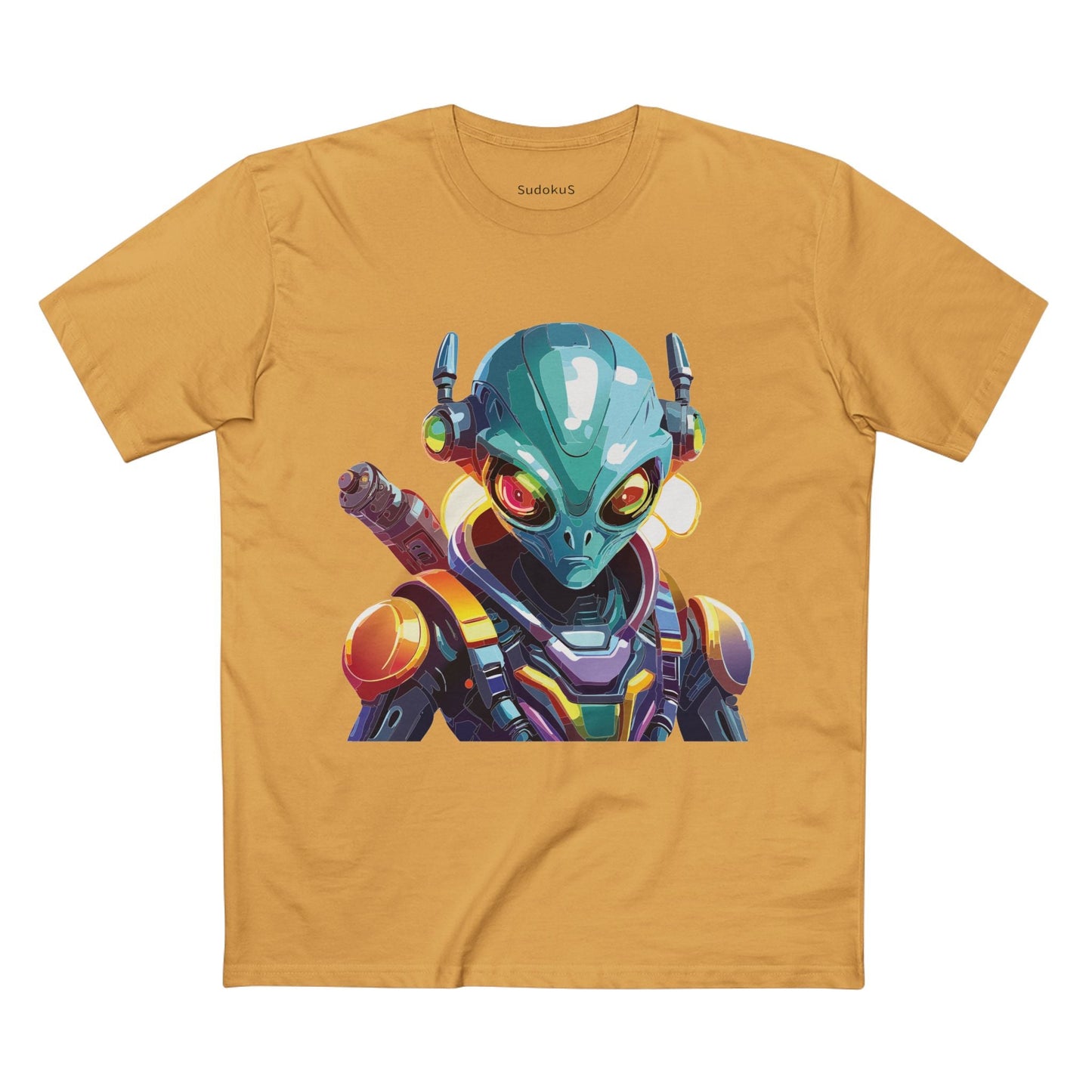 Aliens Graphic Unisex 100 Cotton Staple Tee 4