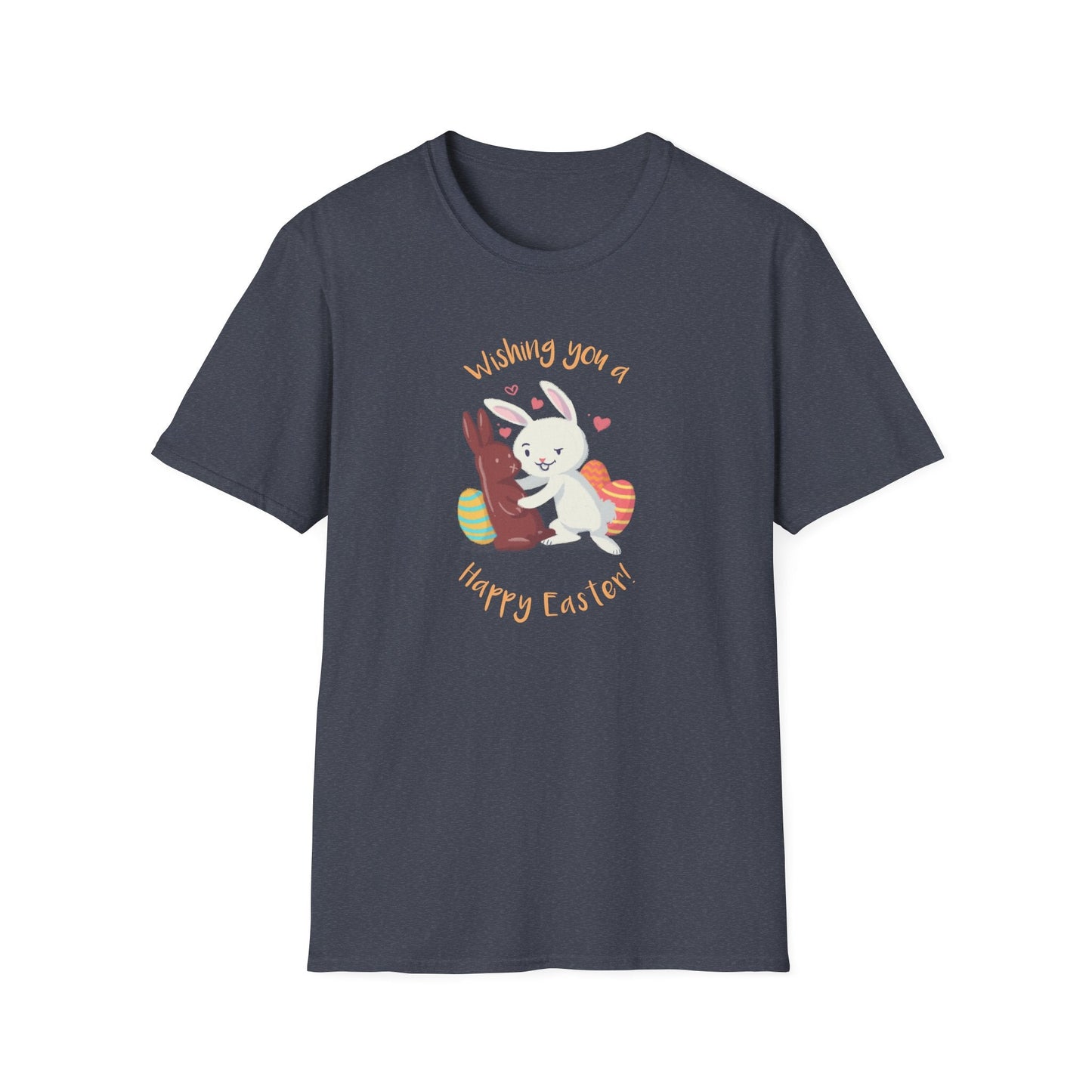Easter Bunny T Shirt With Easter Signature And Prints Unisex Tee Design For All Occasions