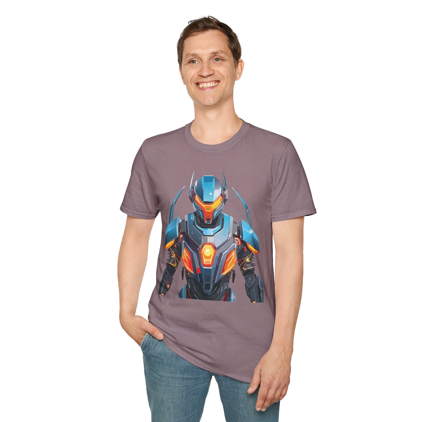 Cyborg Tee Robot Shirt Terminator Shirt Unisex Gildan Softstyle 64000 Soft Cotton Tee