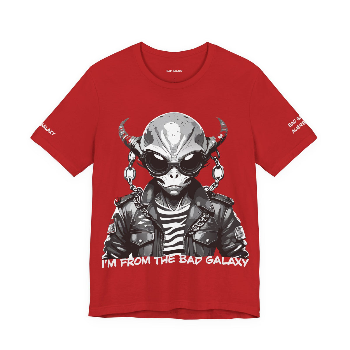 Alien Graphic Unisex Cotton Bella+Canvas Tee with Art Design b68