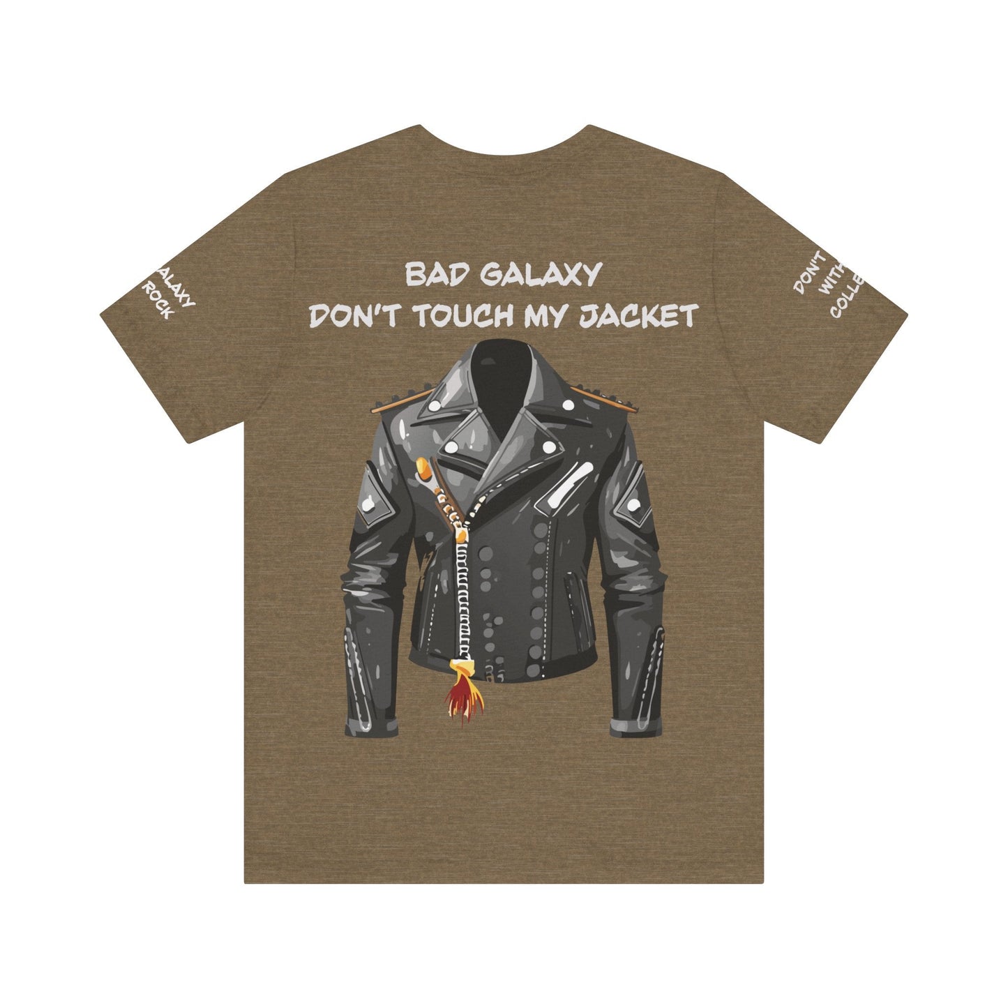 Punk Rock Tee Shirt 100 Percent Cotton Made To Order From Bad Galaxy Eco Friendly Inks USA