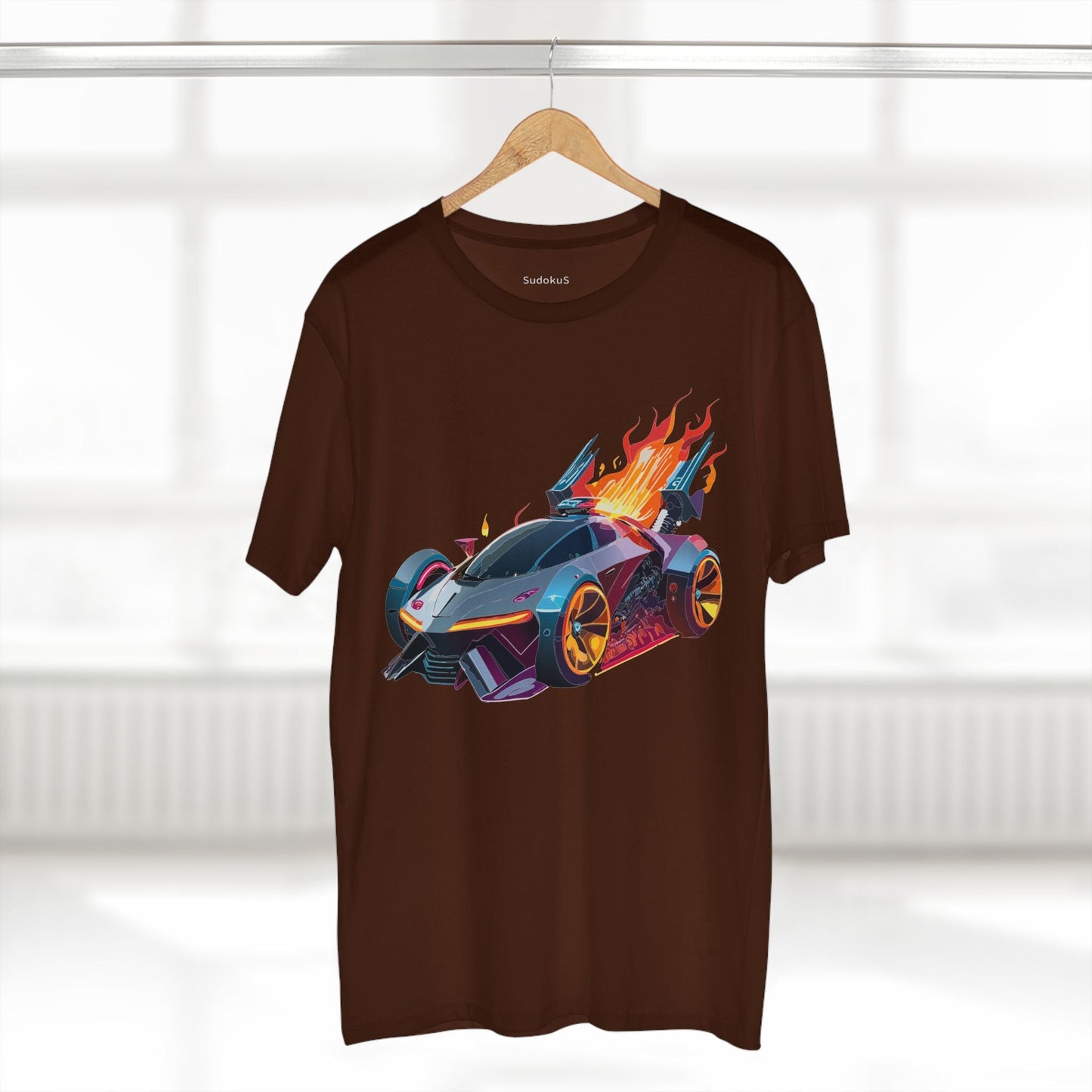 Car Graphic Unisex 100 Cotton Staple Tee 2