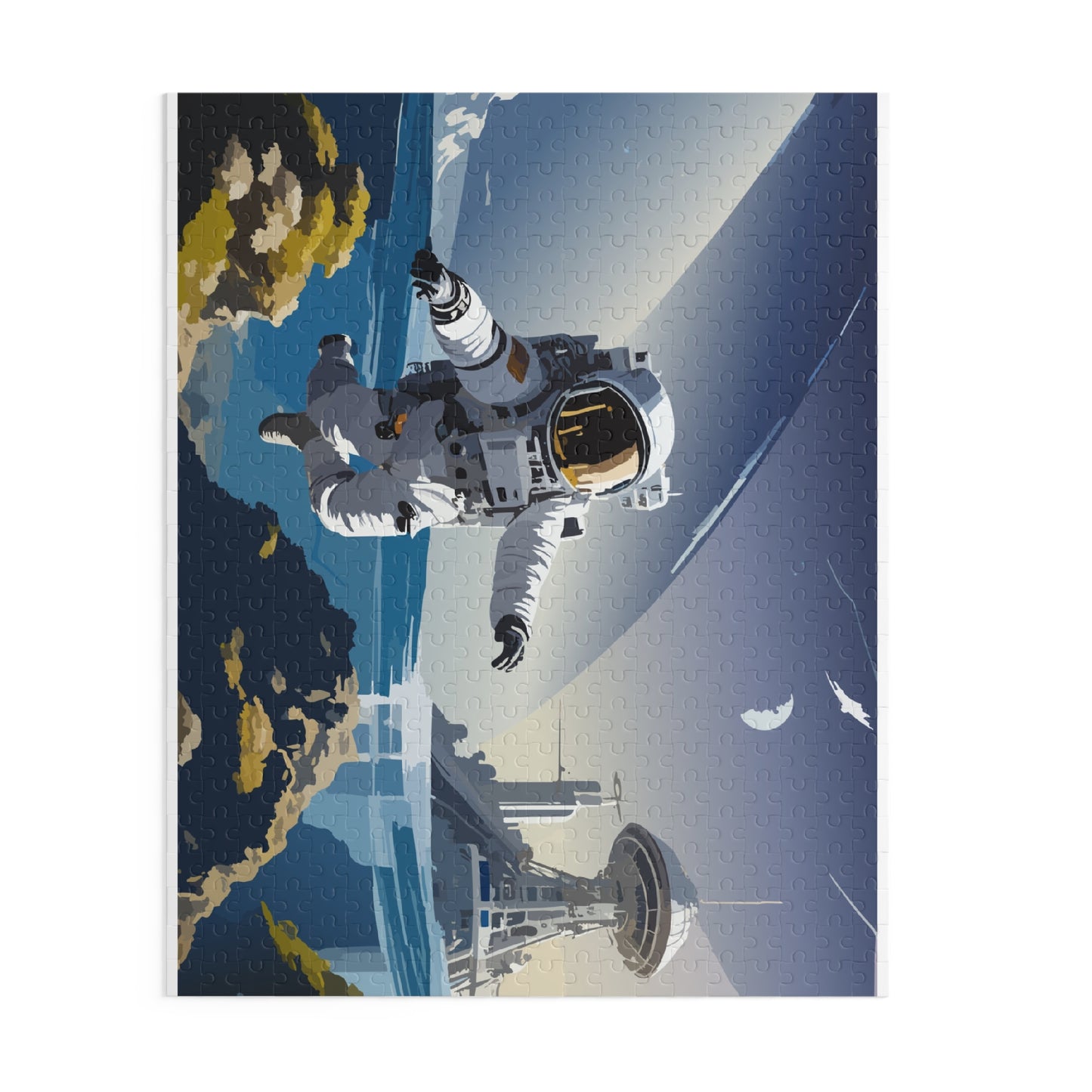 Astronaut Puzzle 500-Chipboard Pieces in Box | Kids Puzzles Size: 16" x 20",  Ages 9+ and Family pn46