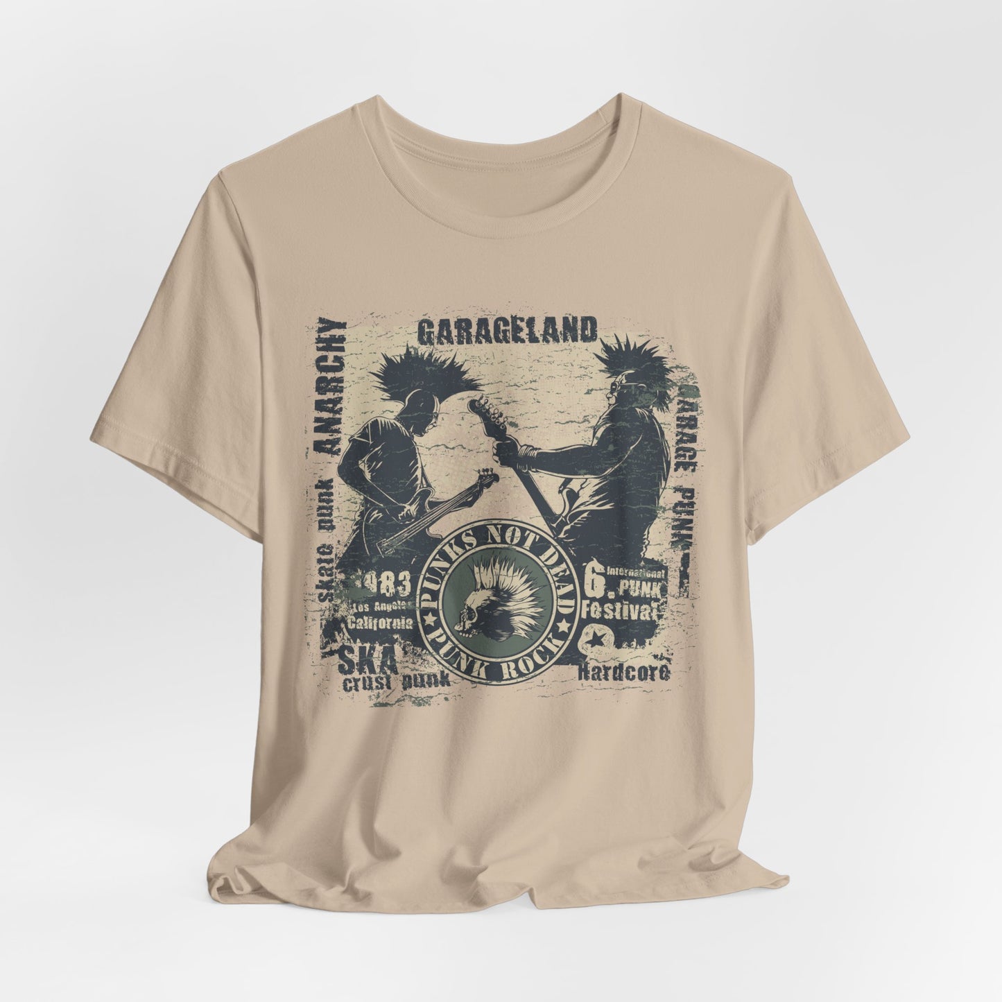 Punk Rock Graphic Tee, Retro Graphic T-Shirt, Artistic Vintage T-Shirt, Vintage Shirt, Retro Tee, Art Design Music Tees