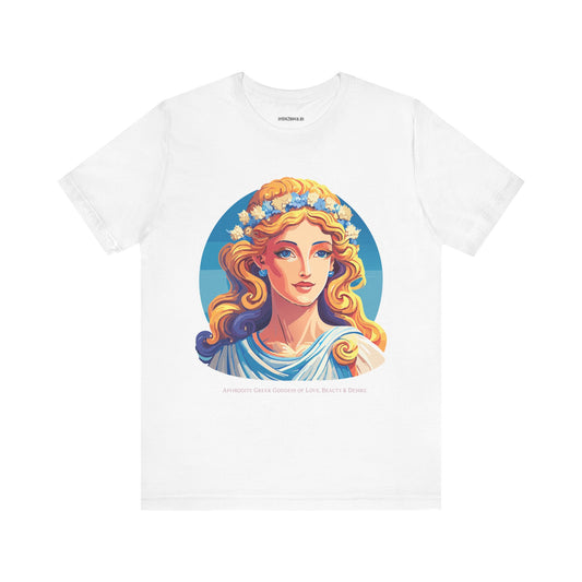 Goddess Graphic Unisex Cotton Bella+Canvas Tee with Aphrodite