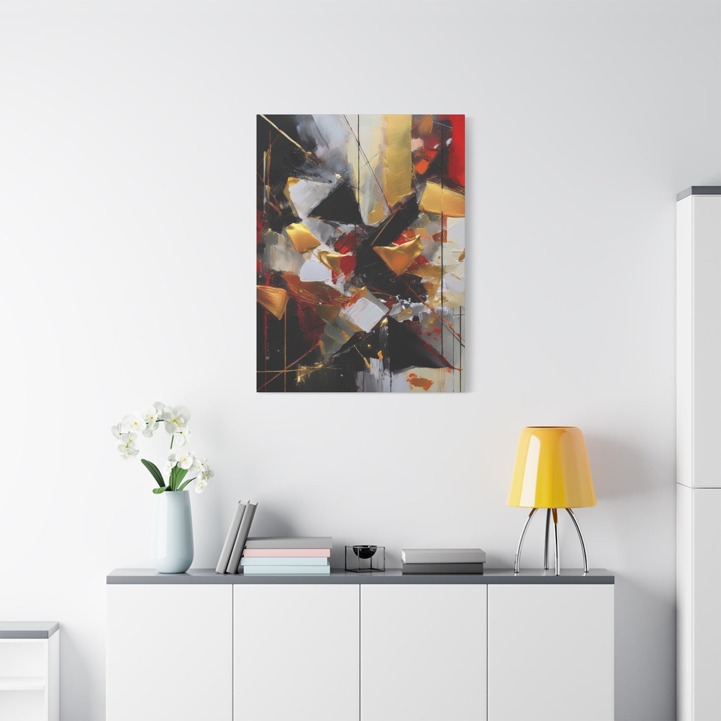 Abstract Oil Painting Print Canvas 20x24,20x30,24x30 24x32,24x36,30x40 32x48,36x48,40x60 Pine-Wood Inner Frame ABS-186