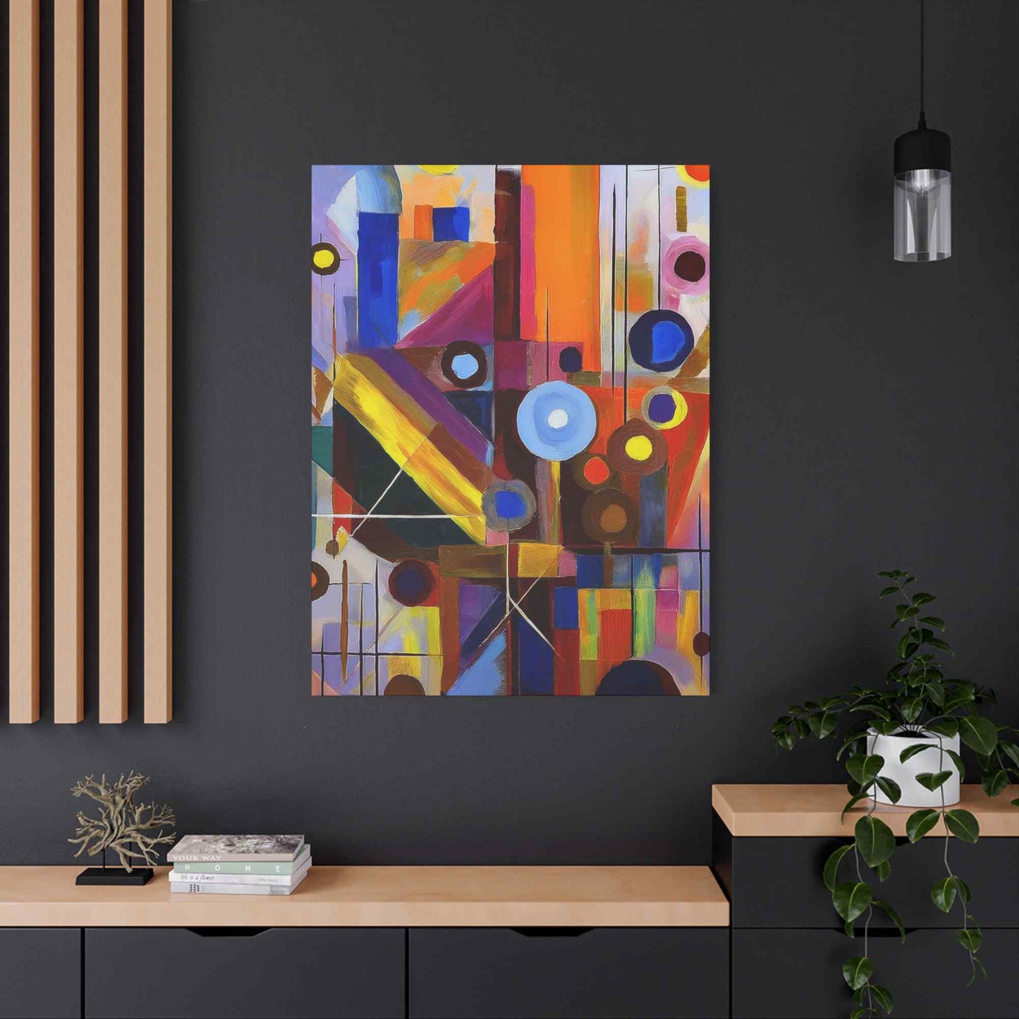 Abstract Painting Print Canvas 20x24,20x30,24x30, 24x32,24x36,30x40, 32x48,36x48,40x60 Pine-Wood Inner Frame ABS-4
