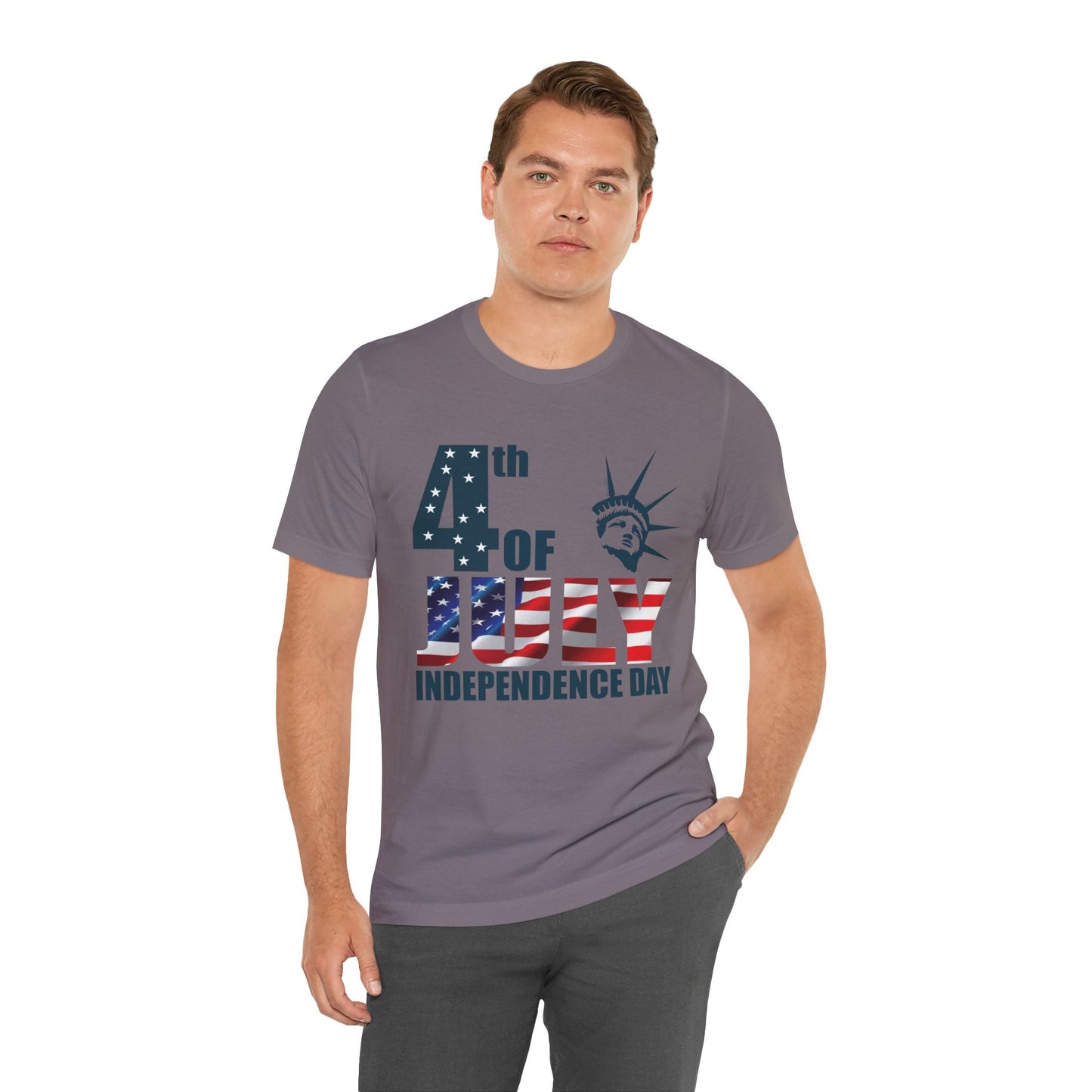 Independence Day Graphic Unisex Cotton T-Shirt 026