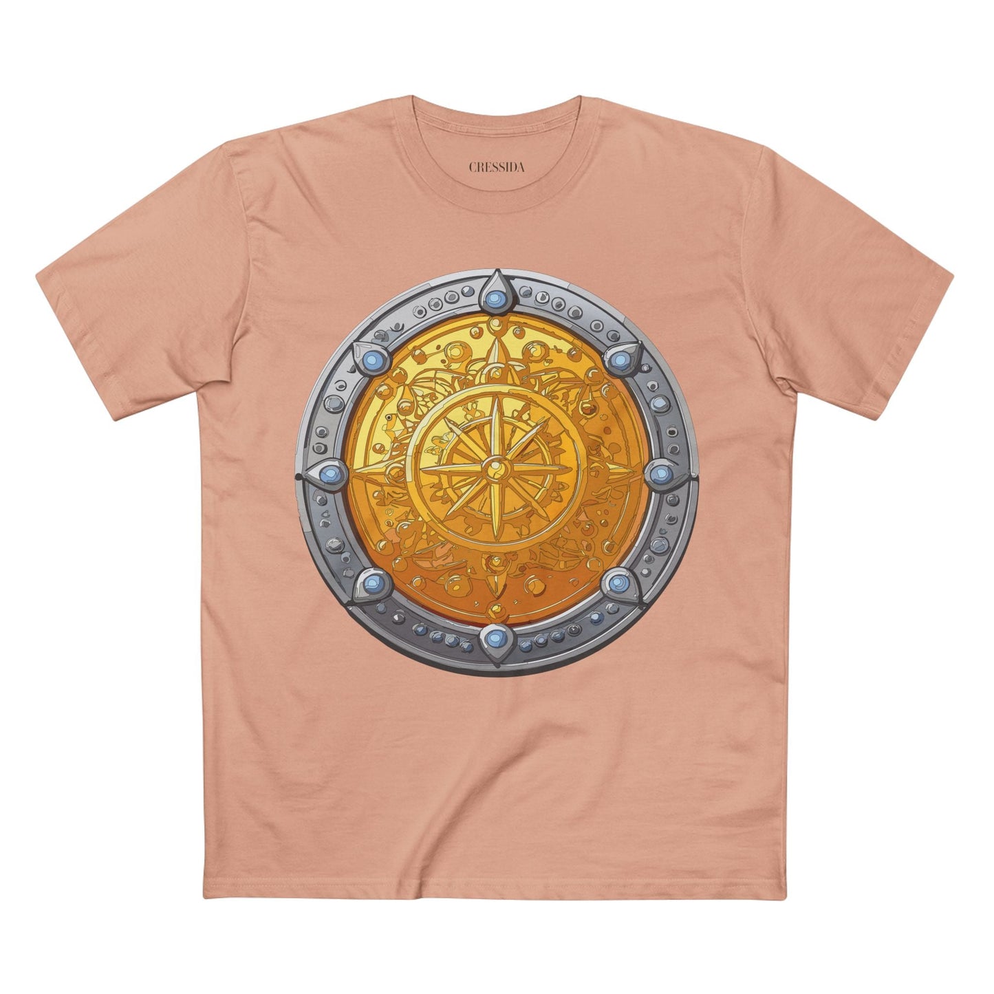 Antique Gold Coin Graphic Design T-Shirt Unisex 100 Cotton With Golden Print Artwork Tee 9