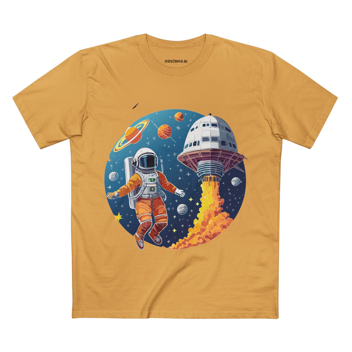 Cosmos Astronaut Graphic Tee Staple Unisex 100 Cotton Tee Shirt - CS-19