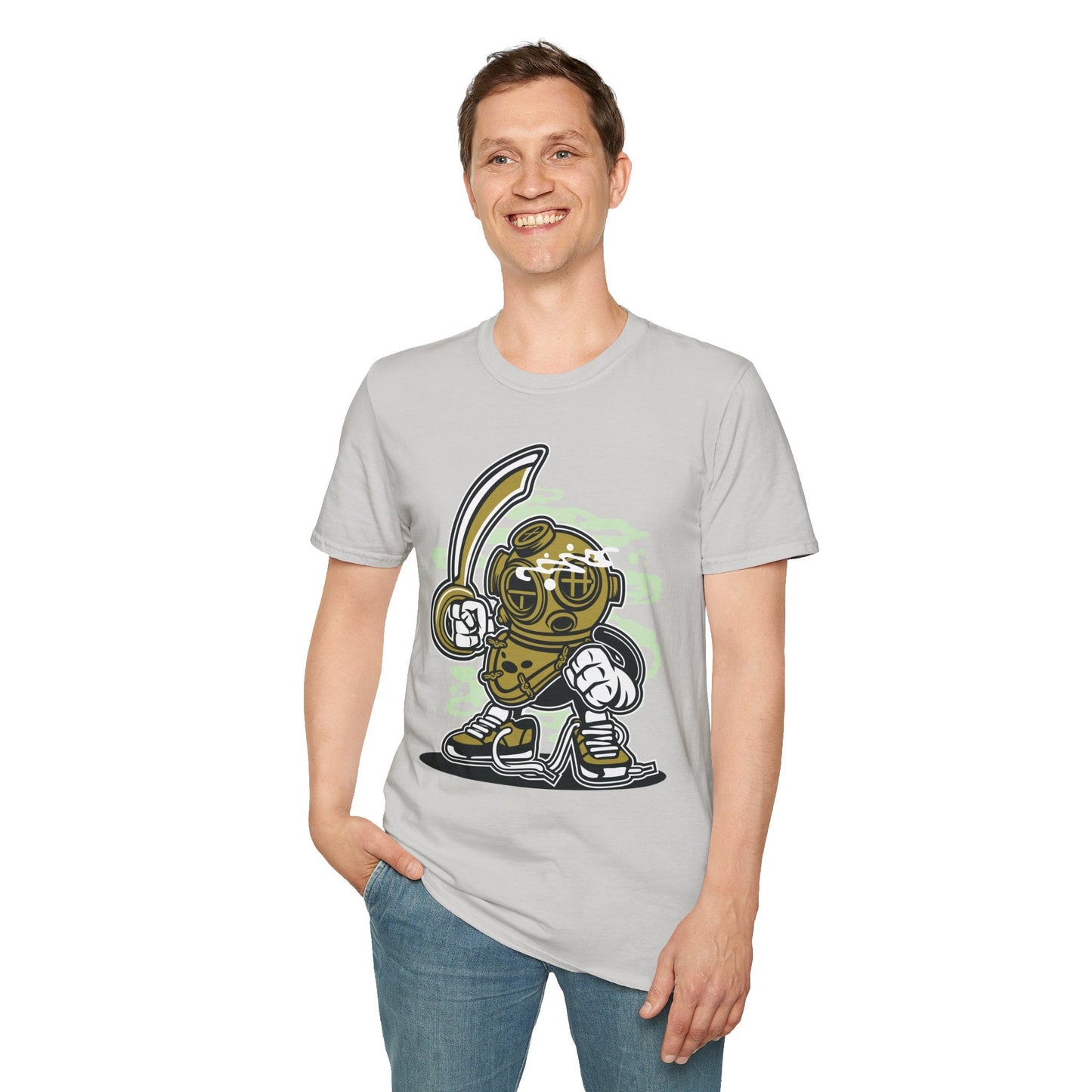 Cartoon T Shirt Animation Tee Funny Tee Shirt Unisex Gildan Softstyle Cotton Comfort