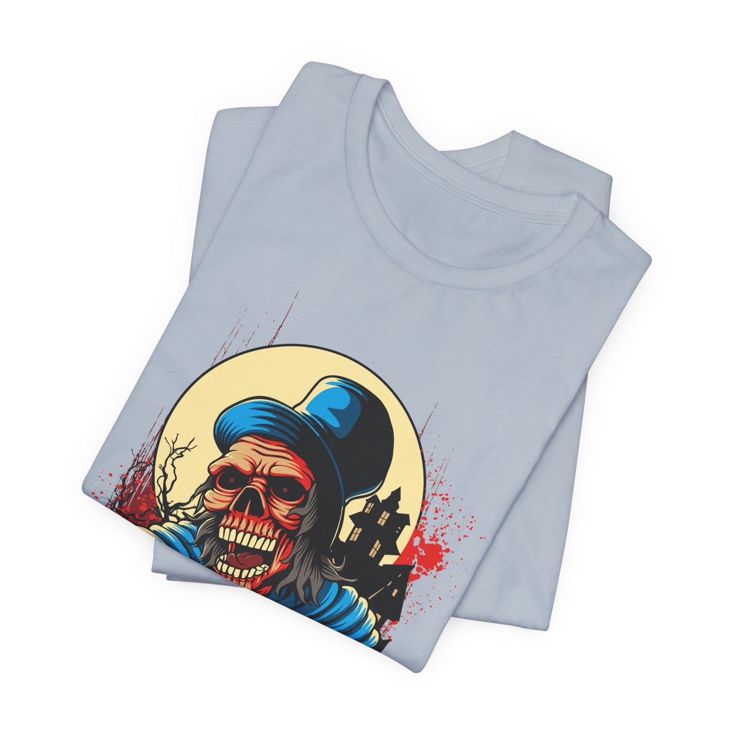 Skull Graphic Design Tee, Skull Shirt, Vintage Tees, Art Design T-Shirt, Graphic Tee, Art Shirts - 1