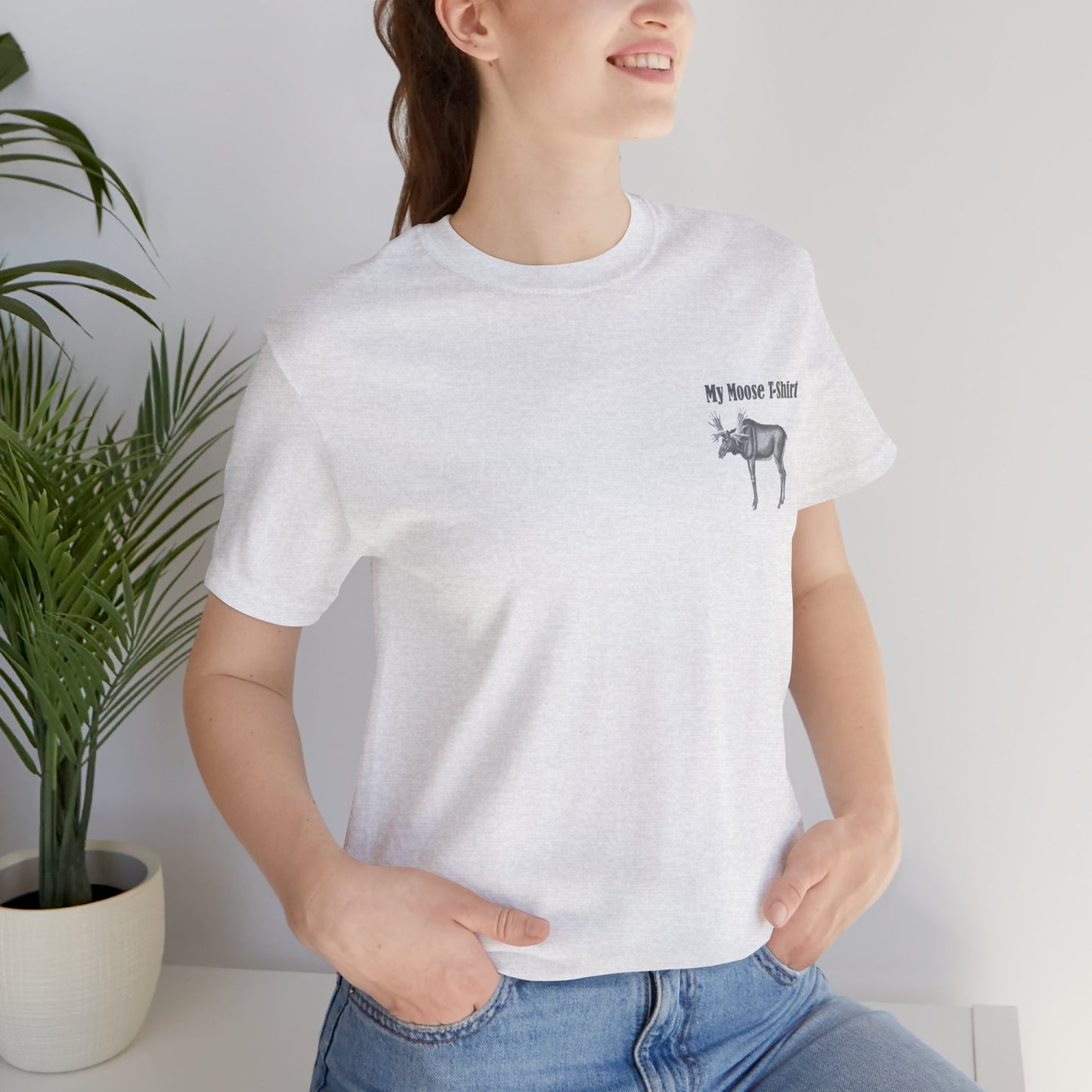 Camiseta unisex de algodón con estampado de animales