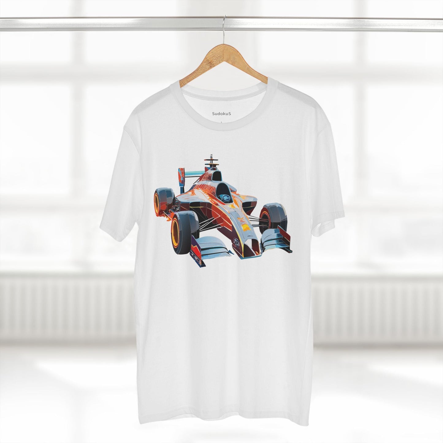 Car Graphic Unisex 100 Cotton Staple Tee 9