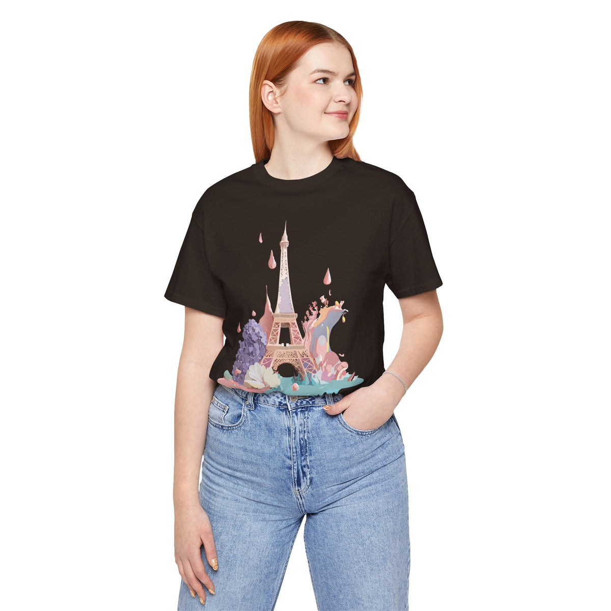 Unisex Cotton Bella+Canvas Tee with Paris