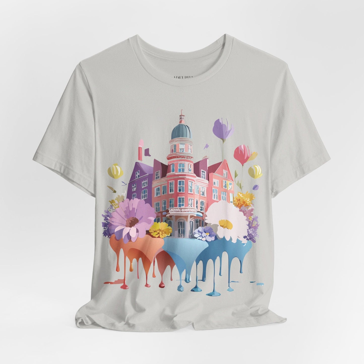 Unisex Graphic T Shirt With Adelpha Artwork Vintage Amsterdam Design Short Sleeve