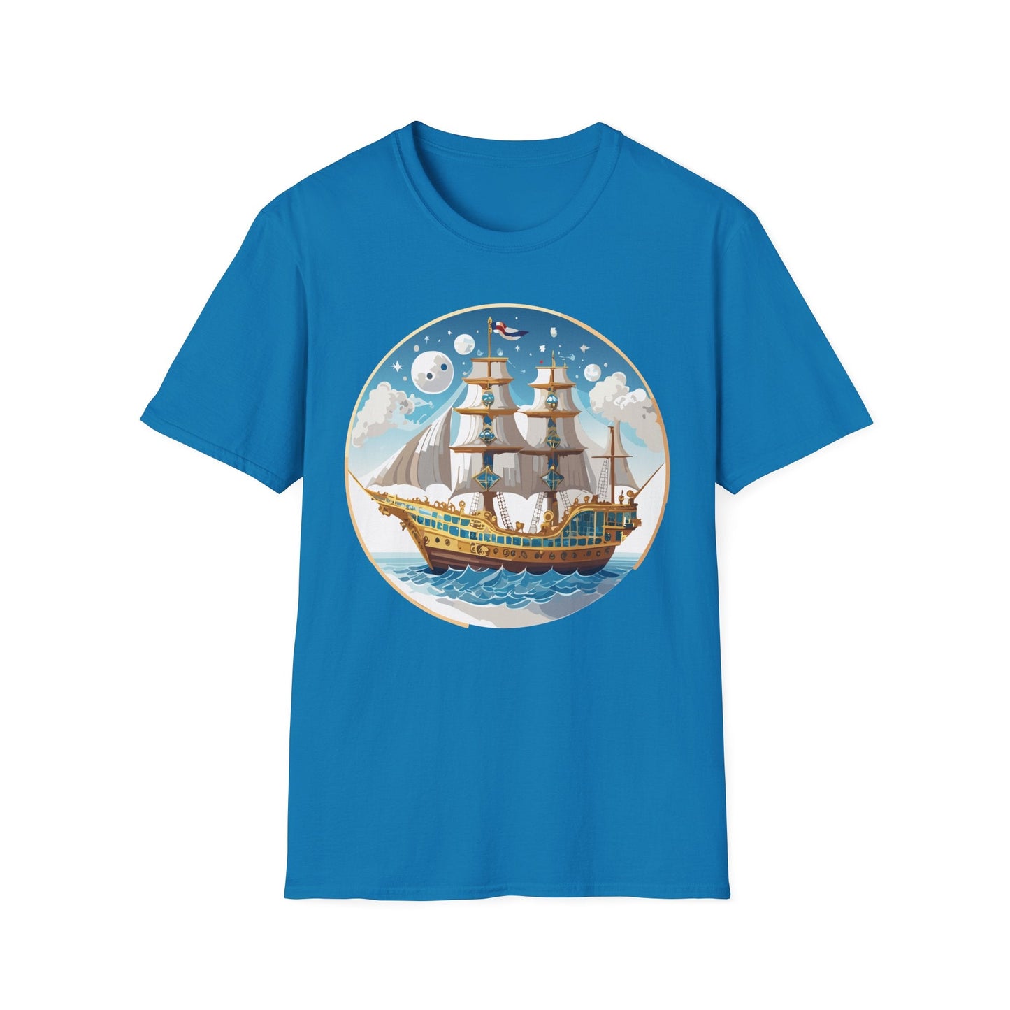 Ship T Shirts Frigate T Shirts Vessel Tee Shirt Unisex Softstyle 100 Percent Ring Spun Cotton Tee