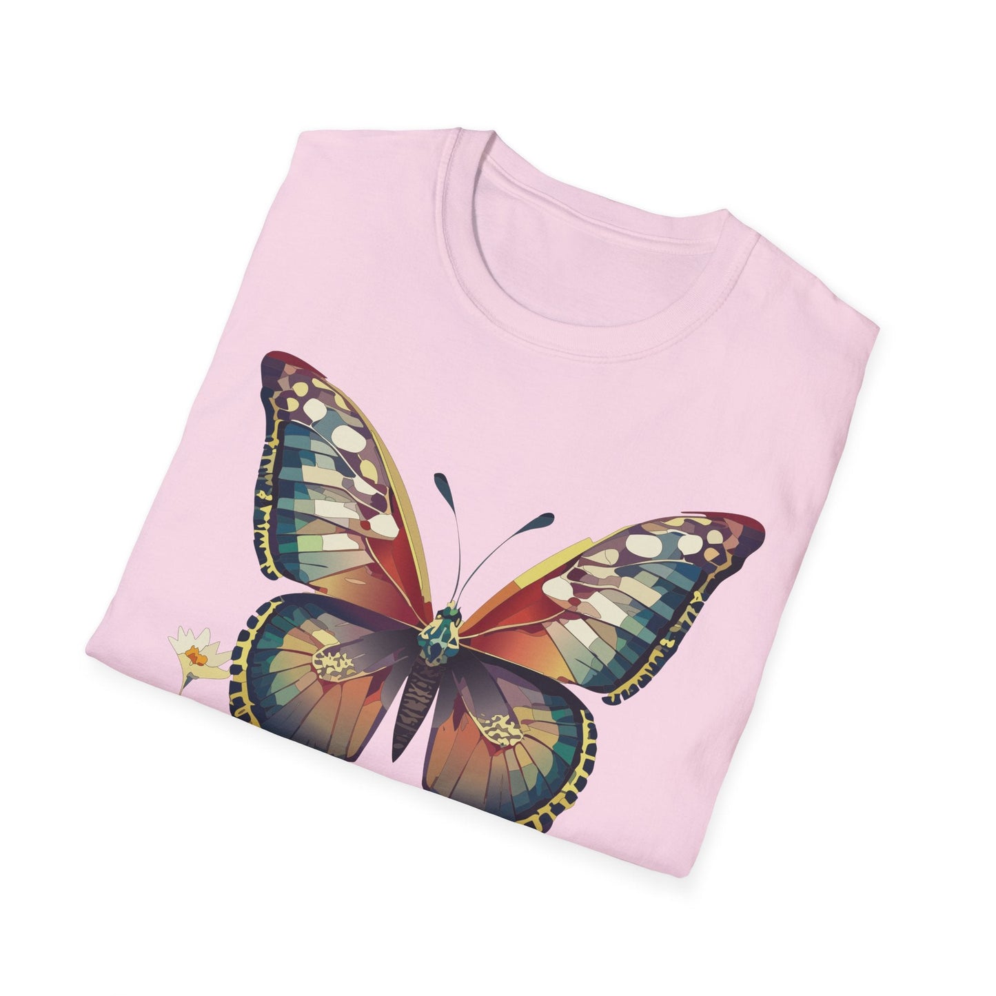 Unisex Butterfly Monarch Shirt Softstyle Tee Gildan 64000 Short Sleeve For Everyday Comfort